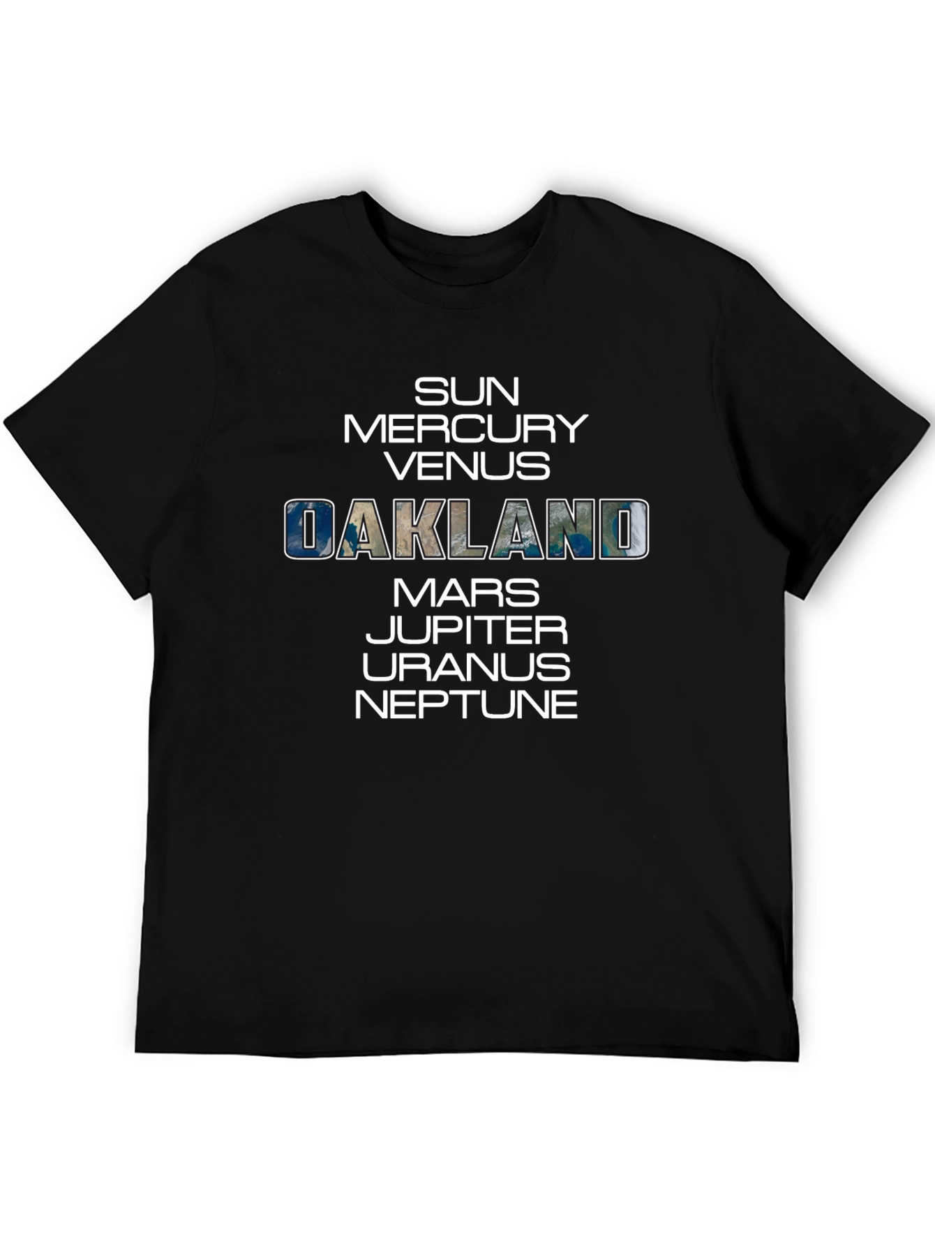 Planet Oakland T-Shirt - Space Fan Tee