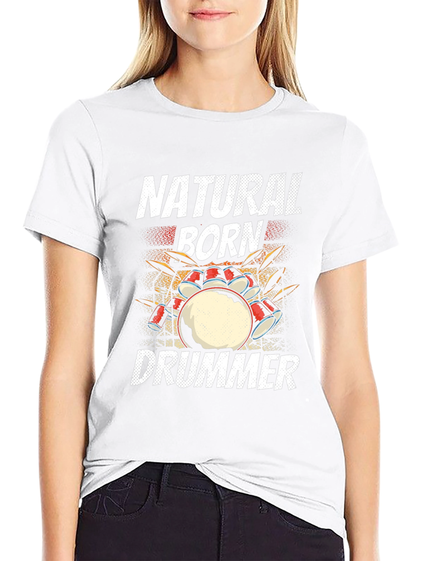Natural Born Drummer Graphic Tee