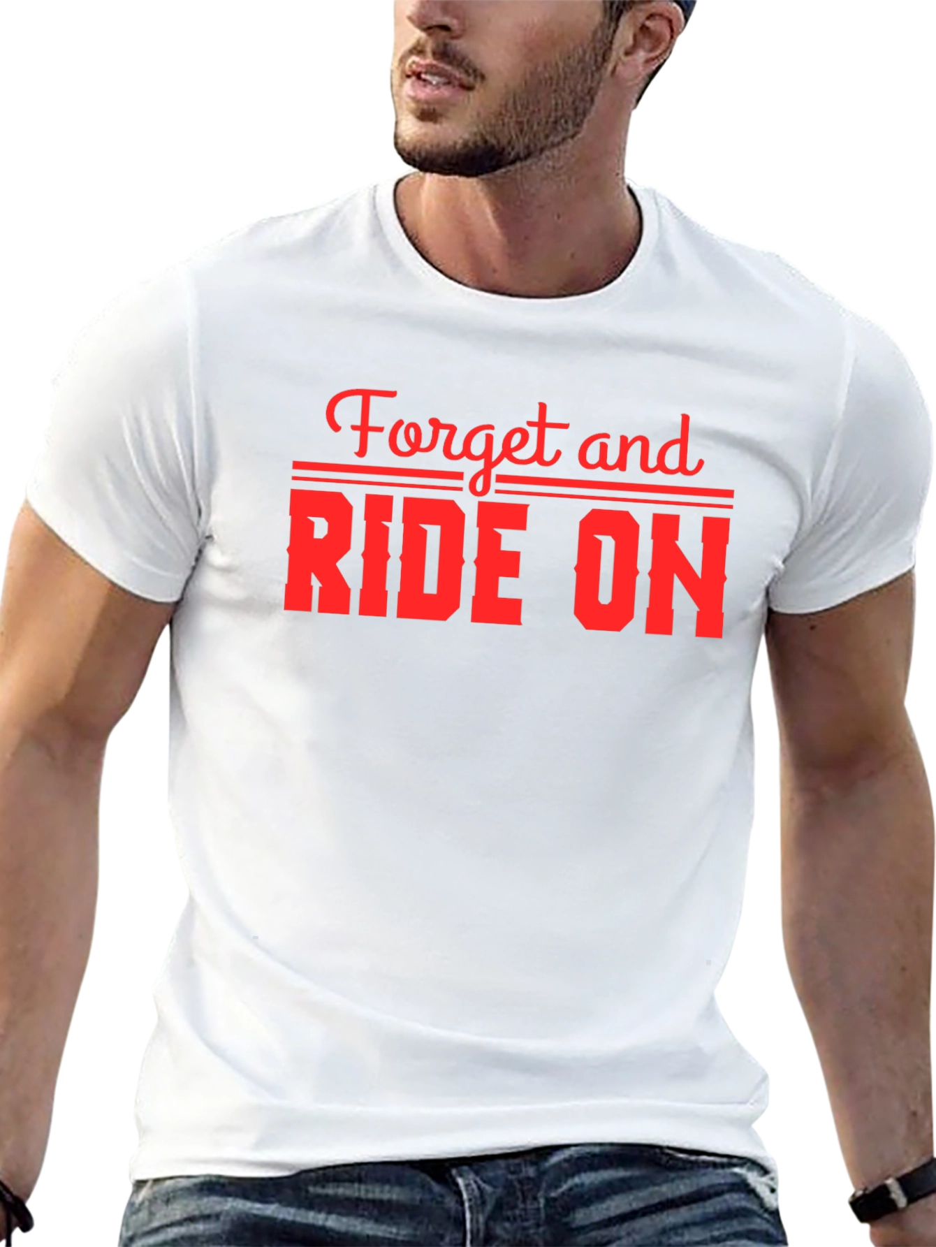 Forget and Ride On Graphic Tee