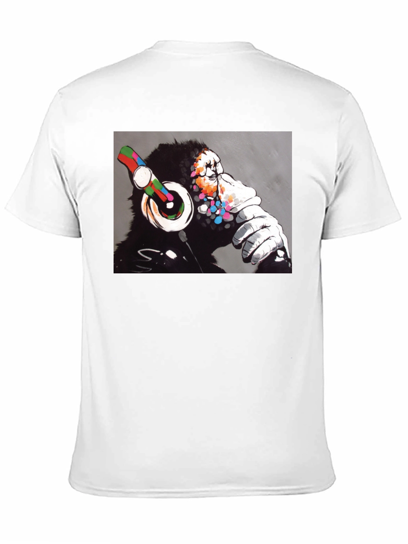 DJ Monkey Graphic Tee - Cool Black T-Shirt