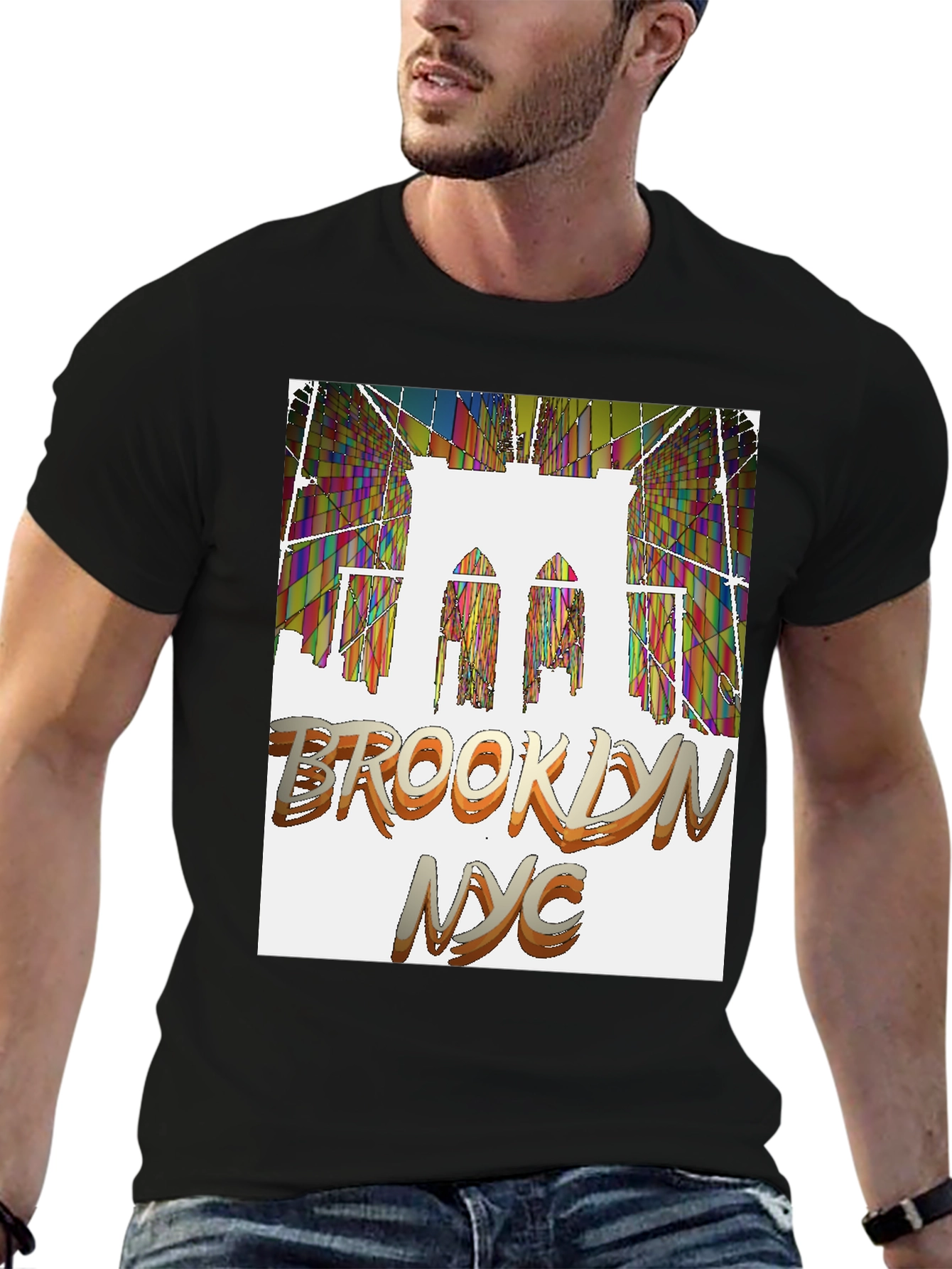 Brooklyn NYC Graphic Tee - Cool Bridge Design