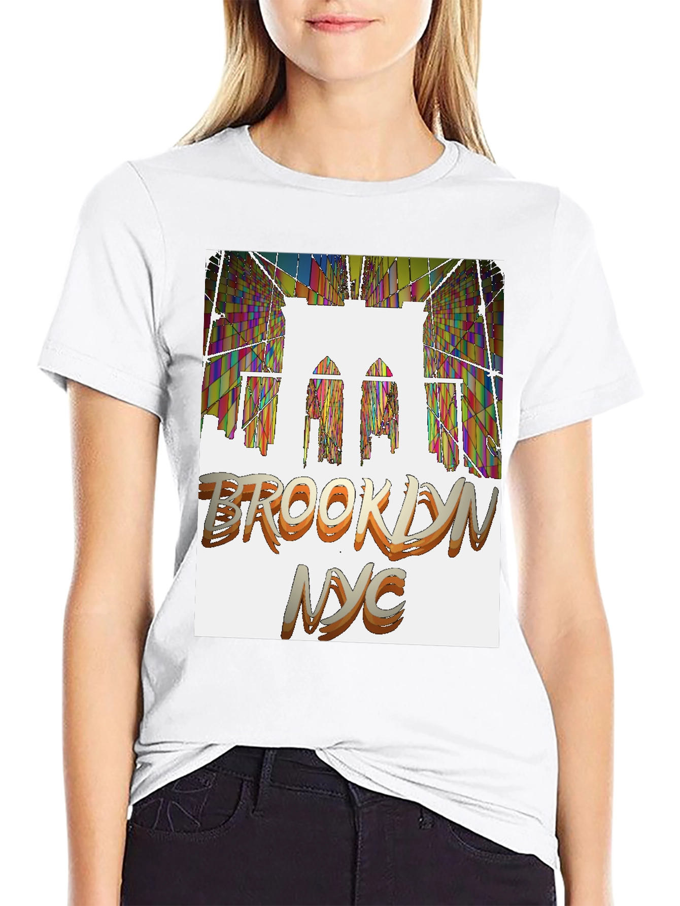 Brooklyn NYC Graphic Tee - Cool Bridge Design