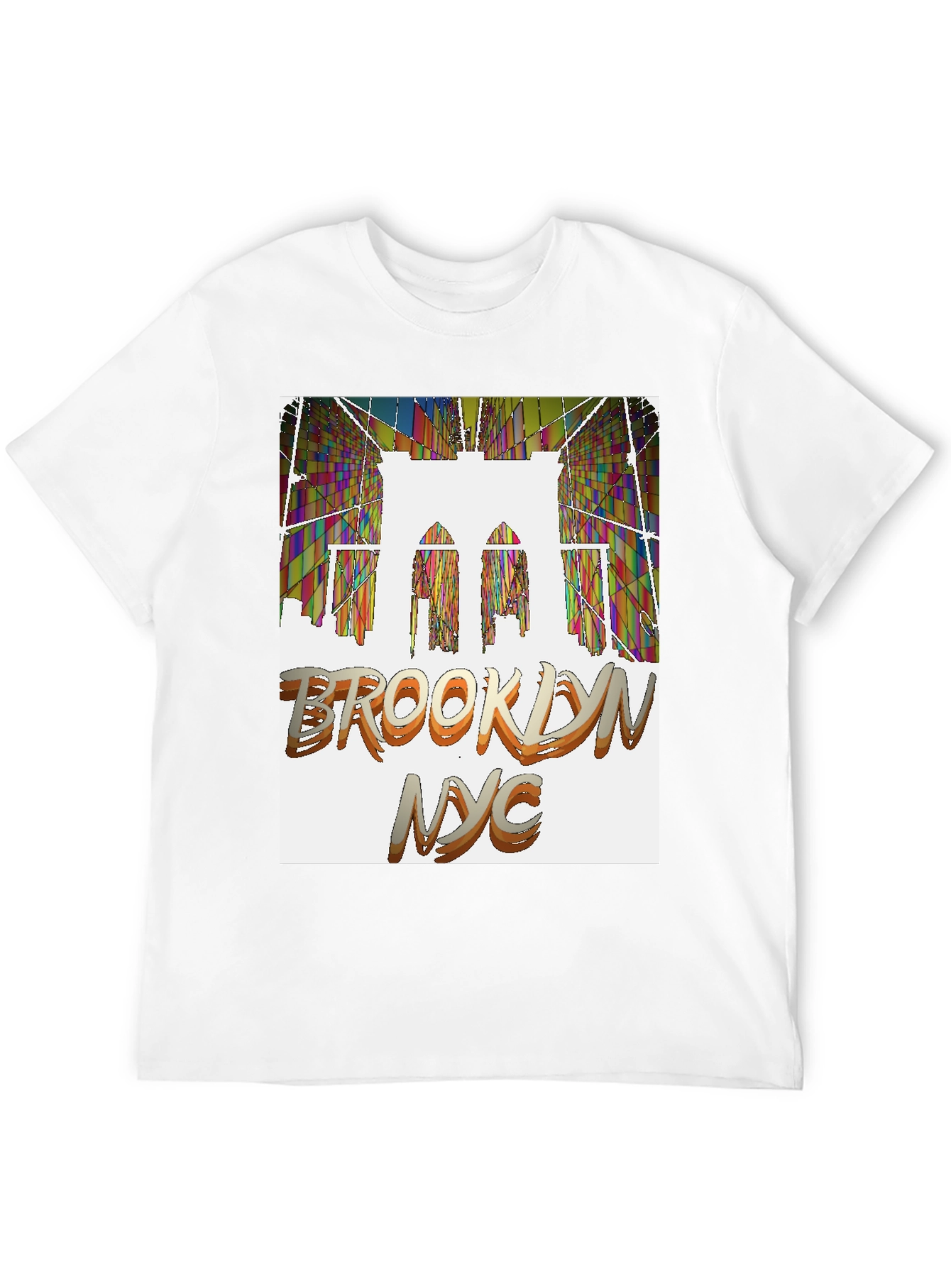 Brooklyn NYC Graphic Tee - Cool Bridge Design