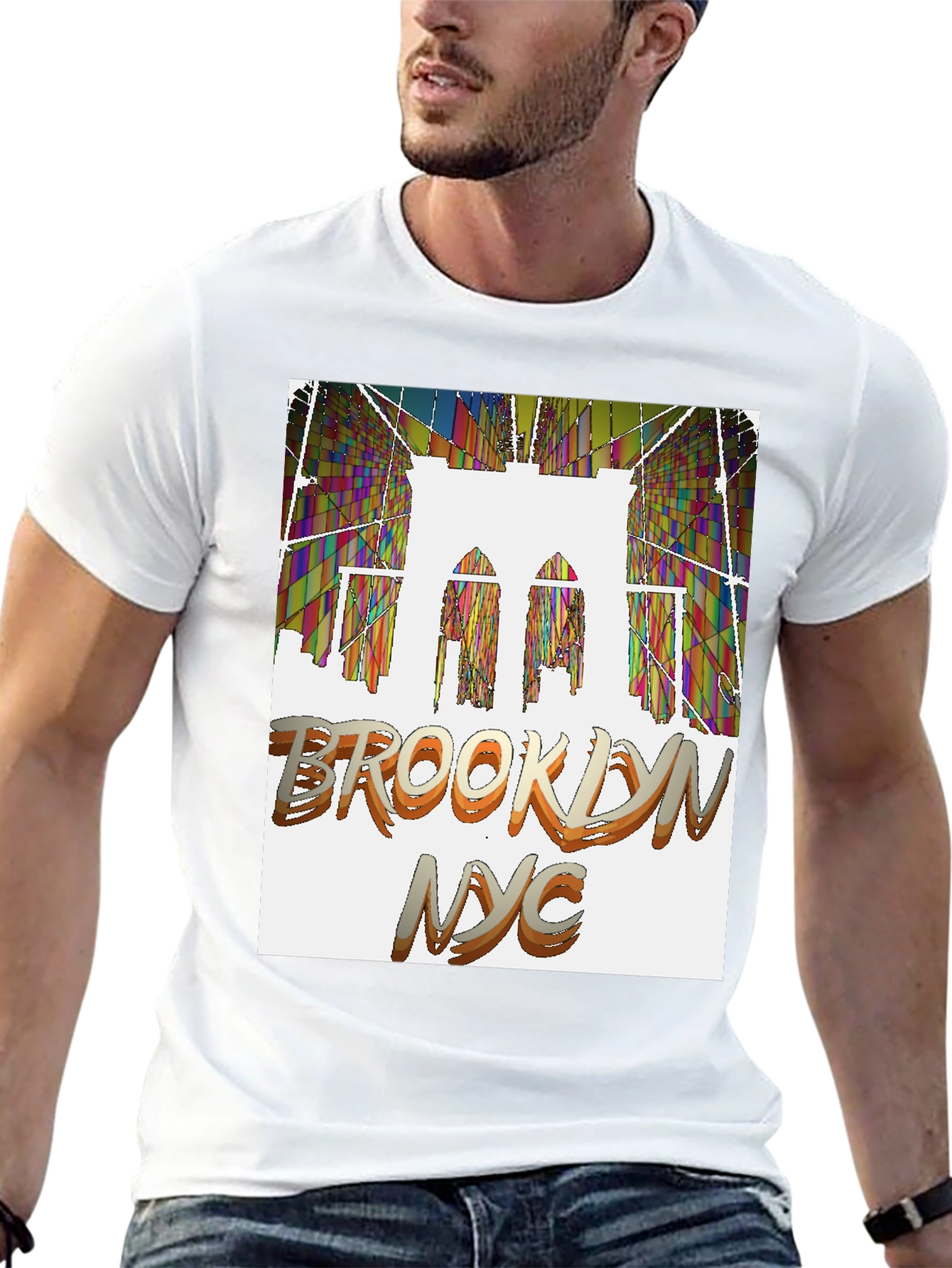 Brooklyn NYC Graphic Tee - Cool Bridge Design