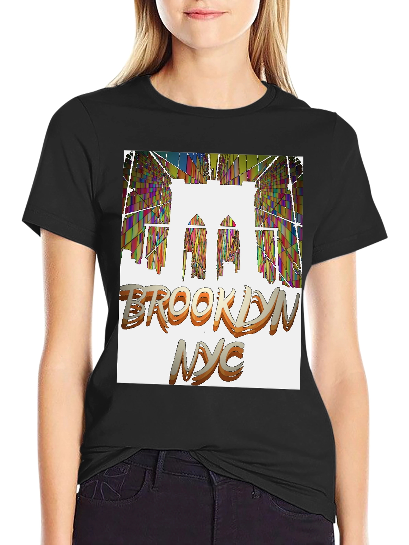 Brooklyn NYC Graphic Tee - Cool Bridge Design