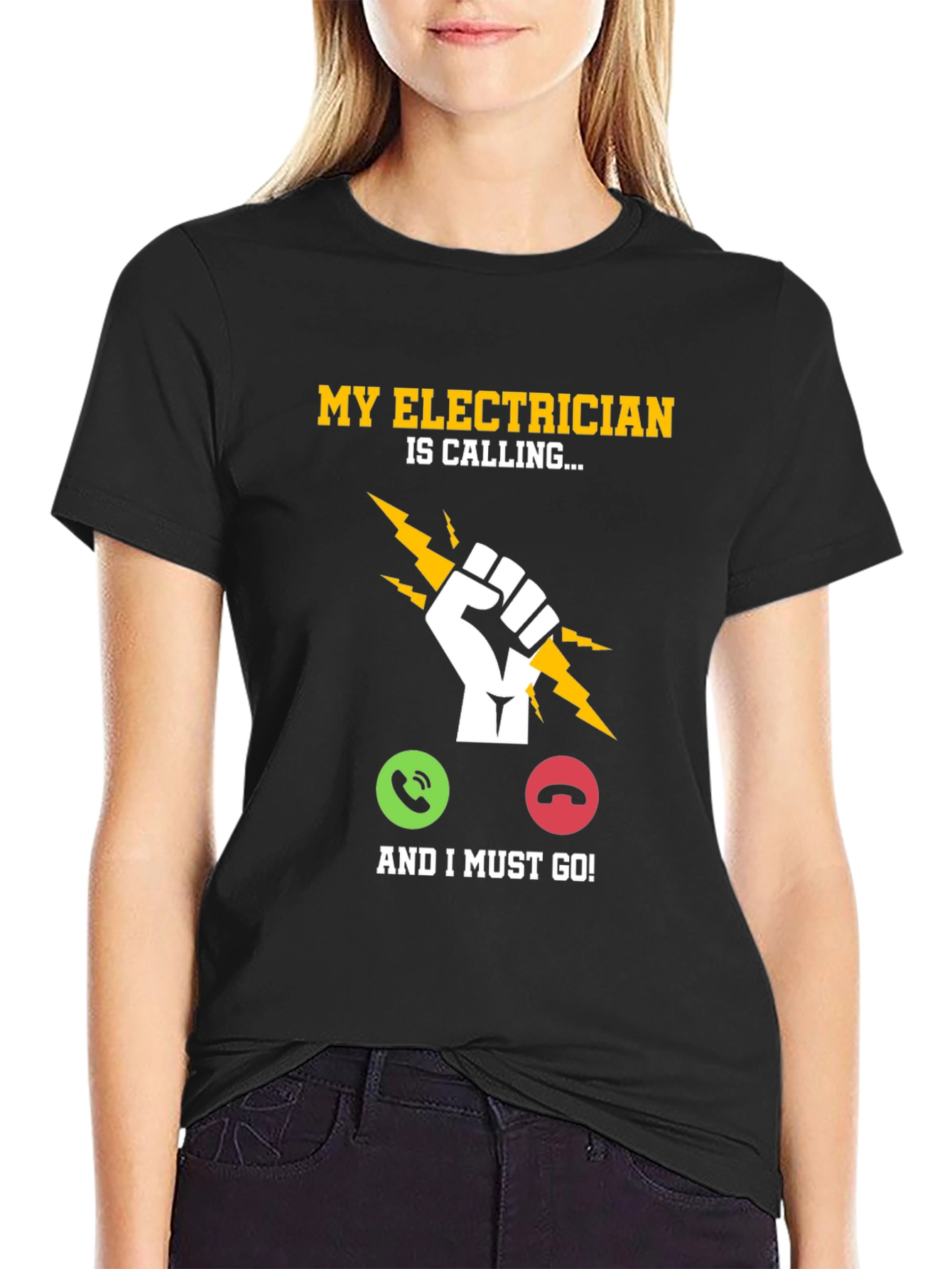 Electrician Calling T-Shirt - Funny Job Gift