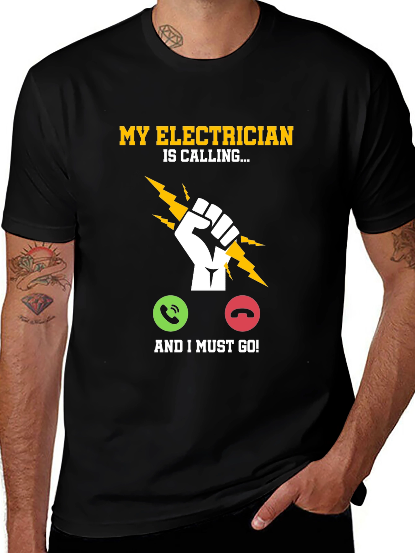 Electrician Calling T-Shirt - Funny Job Gift