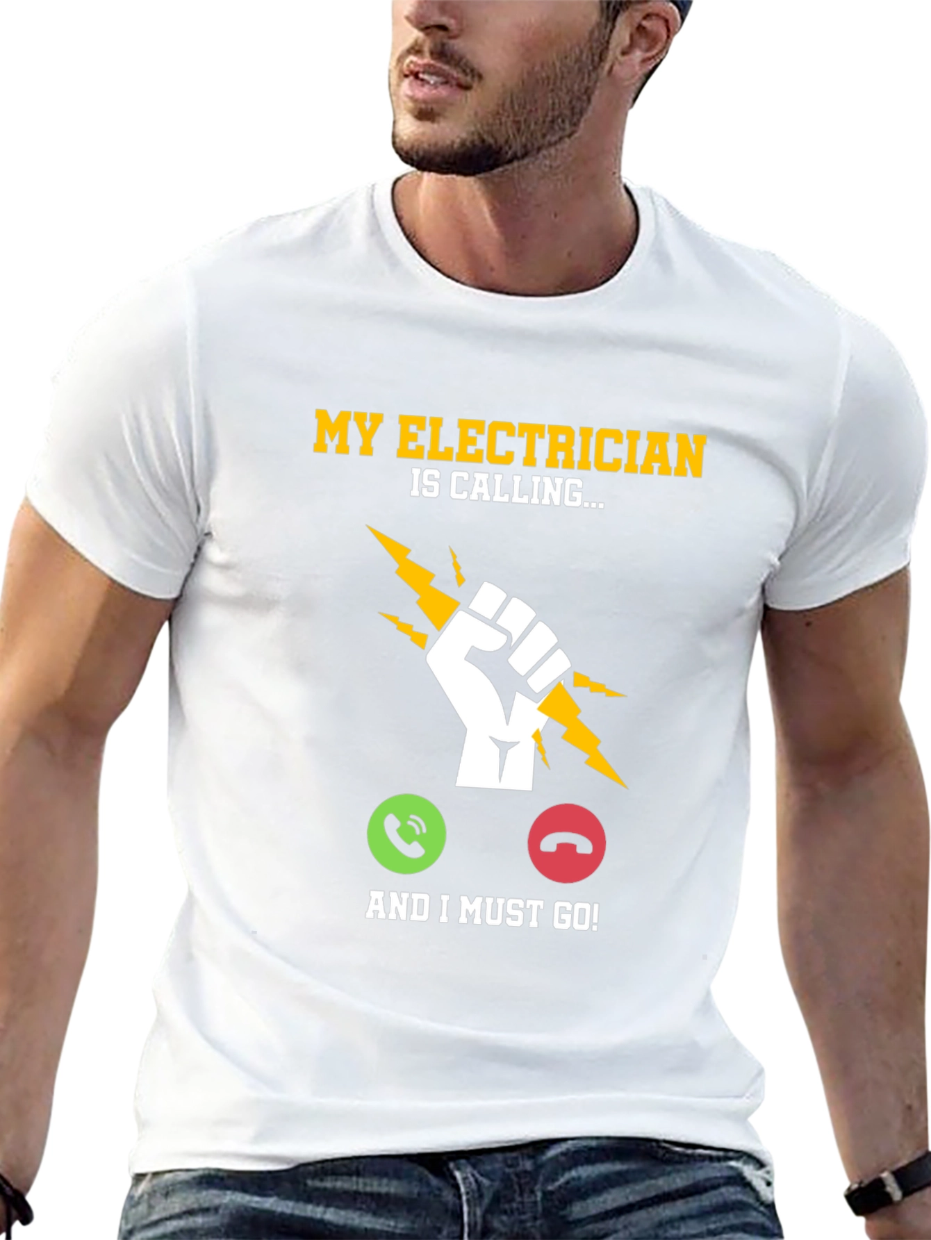 Electrician Calling T-Shirt - Funny Job Gift