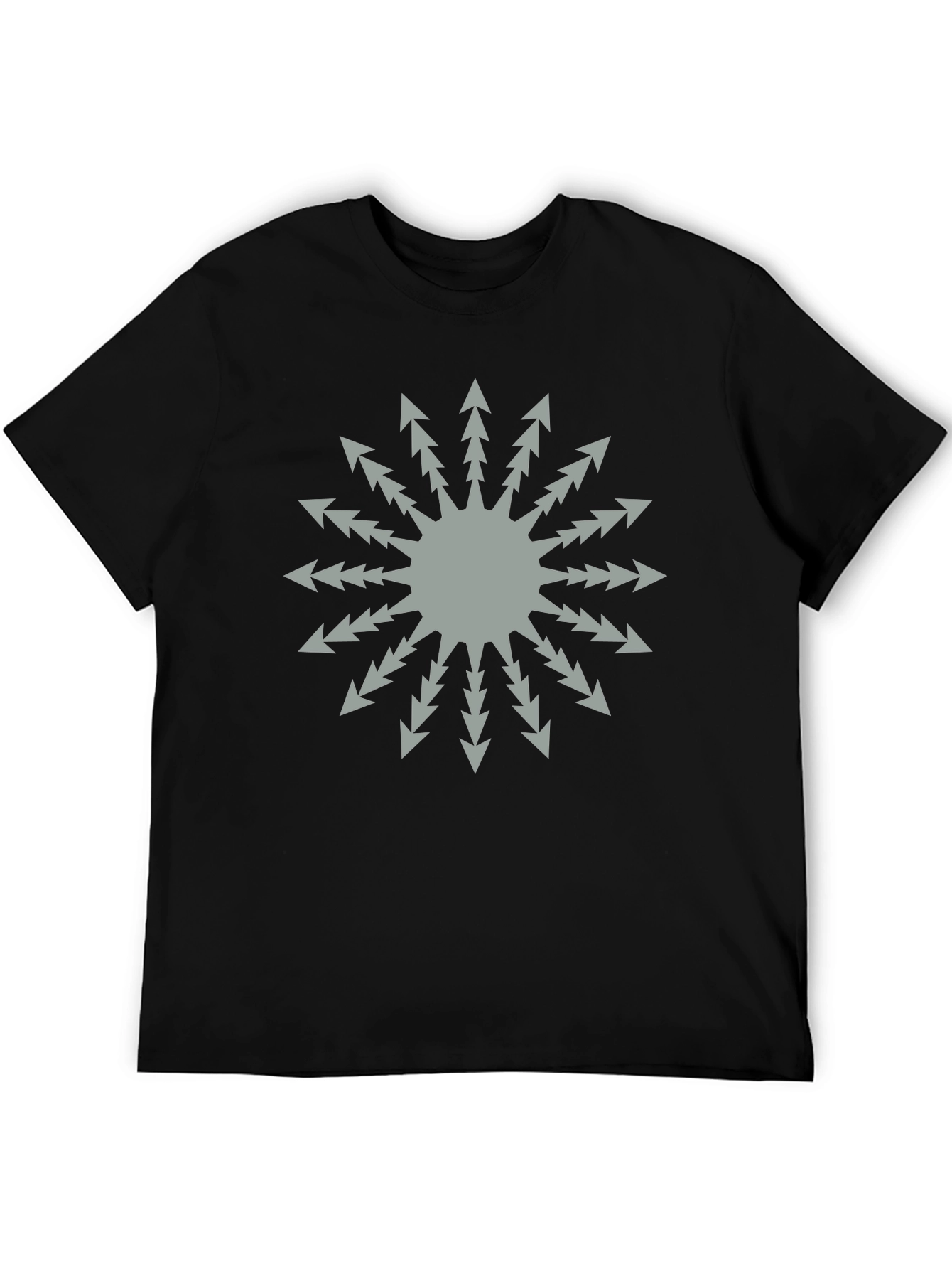 Chaos Star Graphic Black T-Shirt