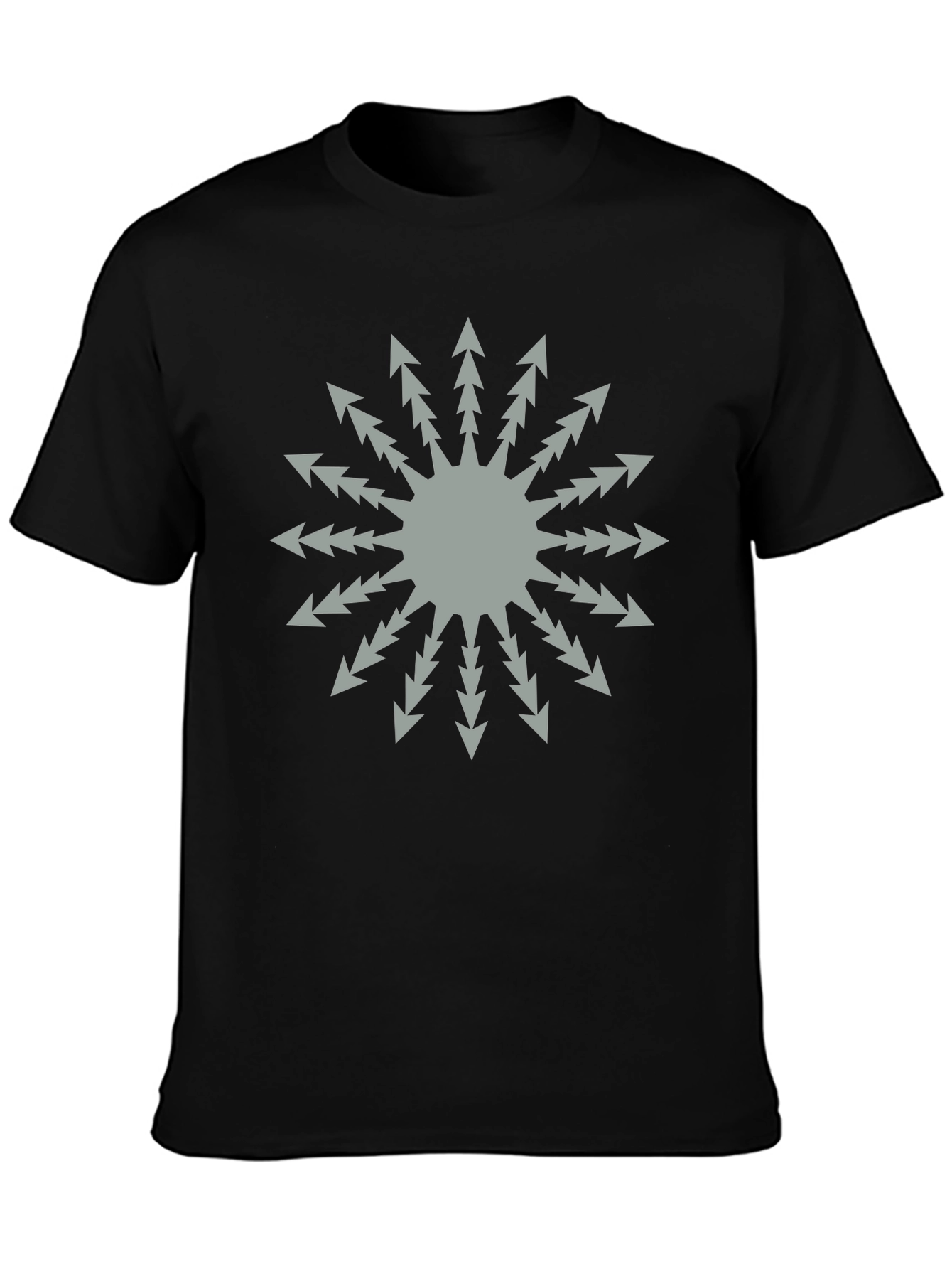 Chaos Star Graphic Black T-Shirt