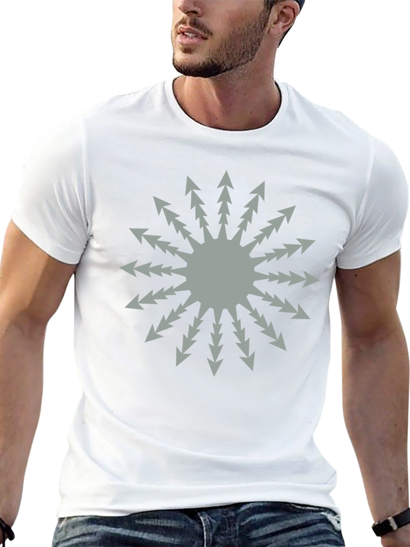 Chaos Star Graphic Black T-Shirt