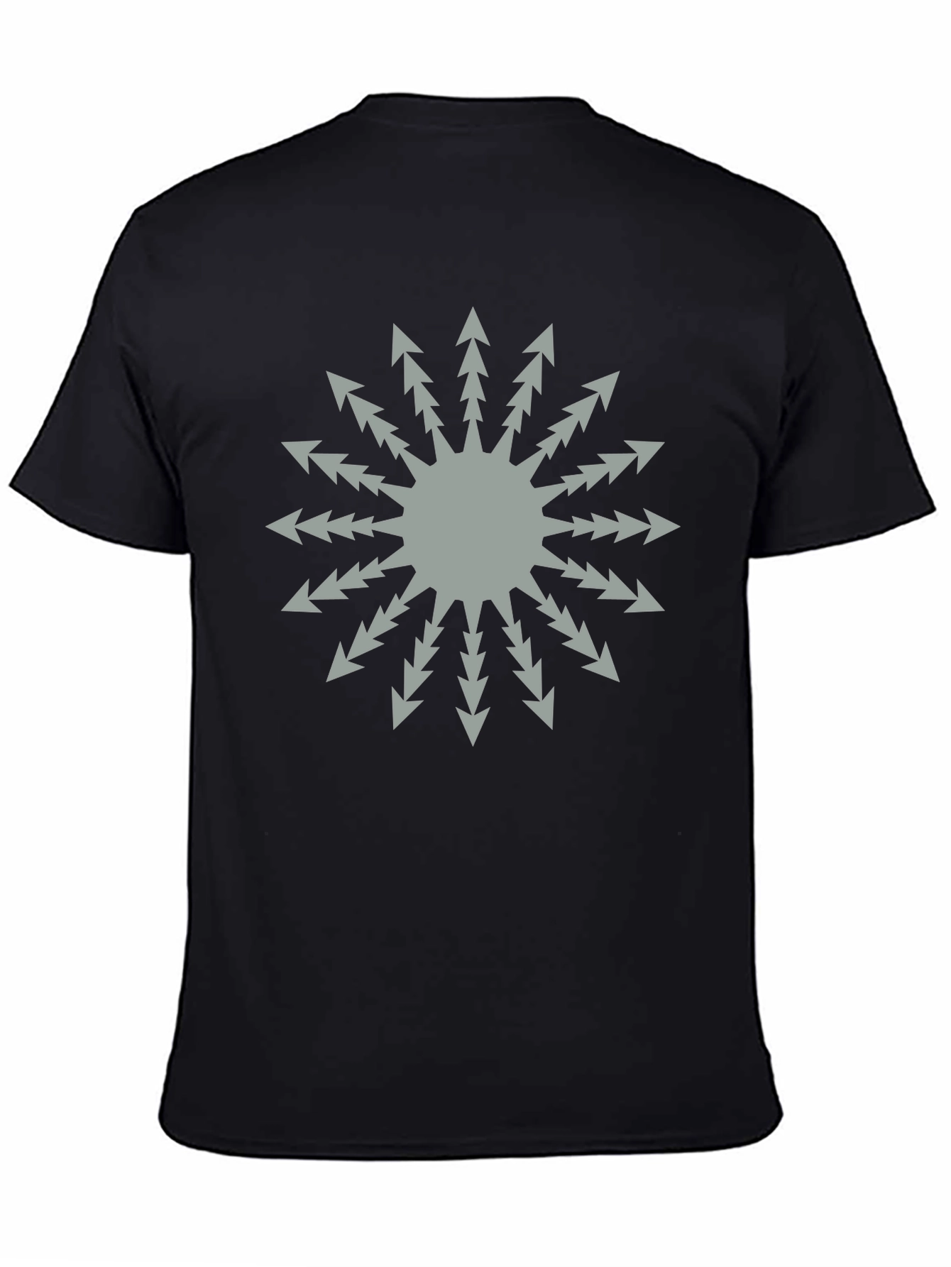 Chaos Star Graphic Black T-Shirt