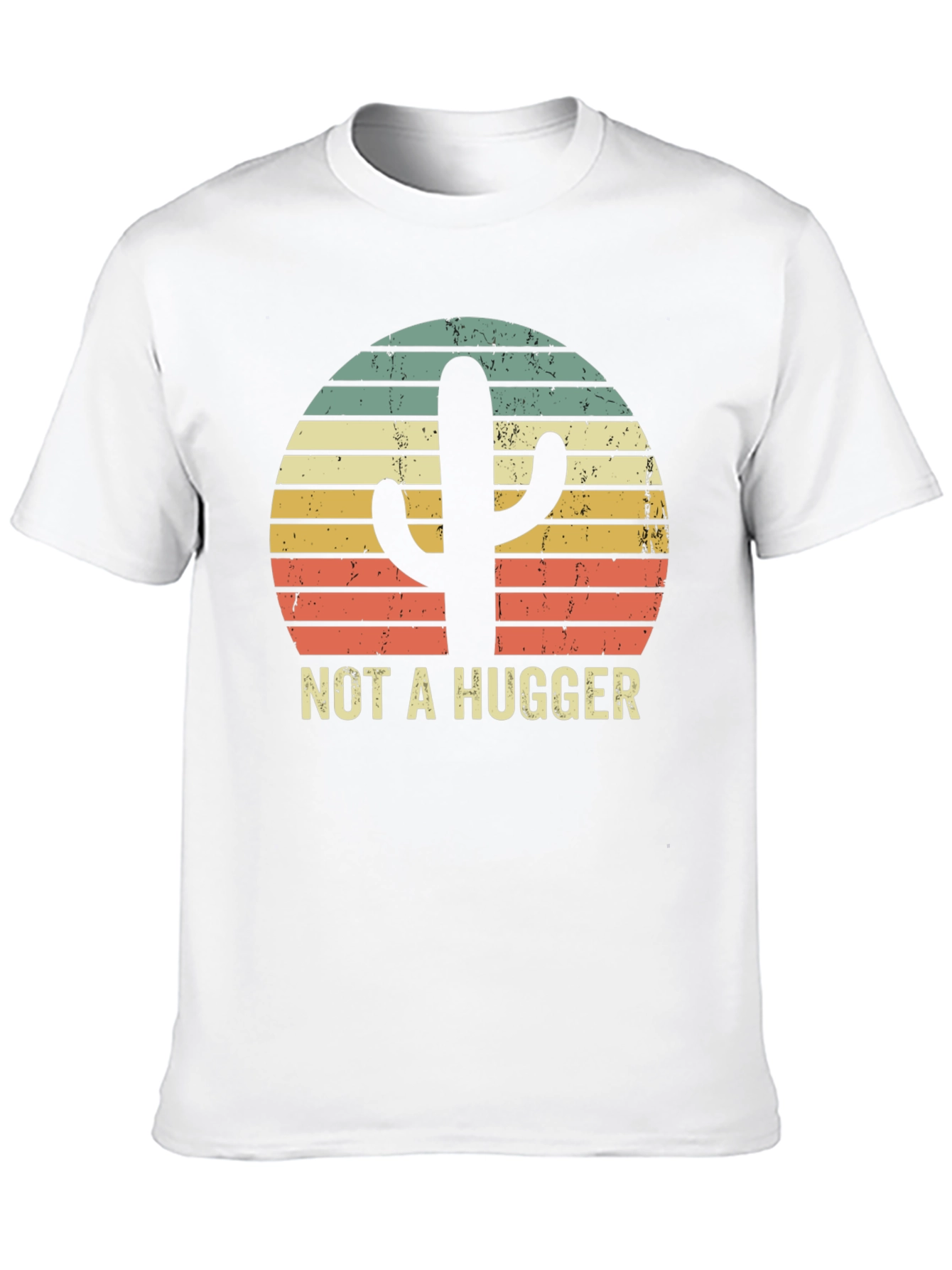 Not A Hugger Cactus Graphic Tee