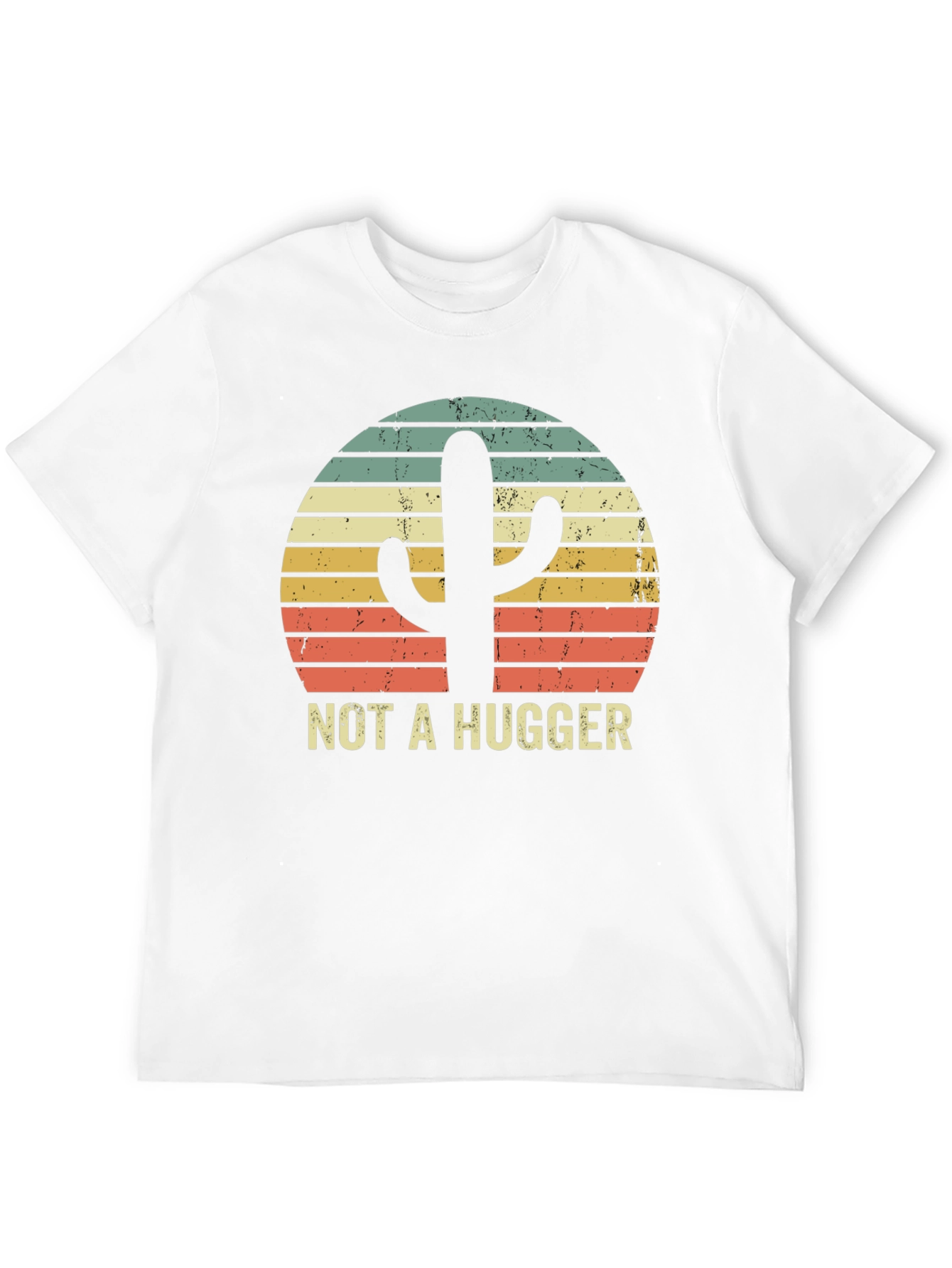 Not A Hugger Cactus Graphic Tee