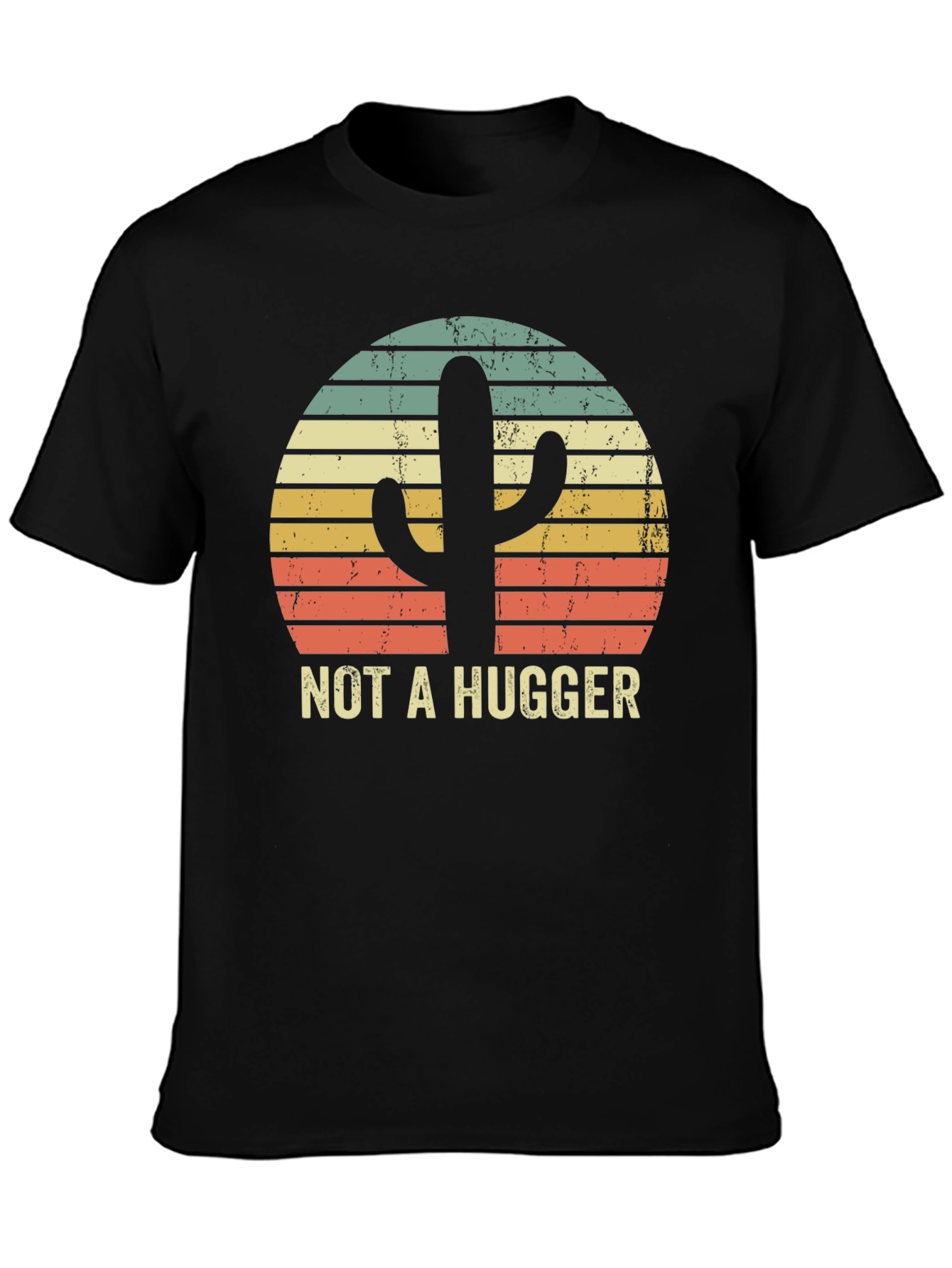 Not A Hugger Cactus Graphic Tee