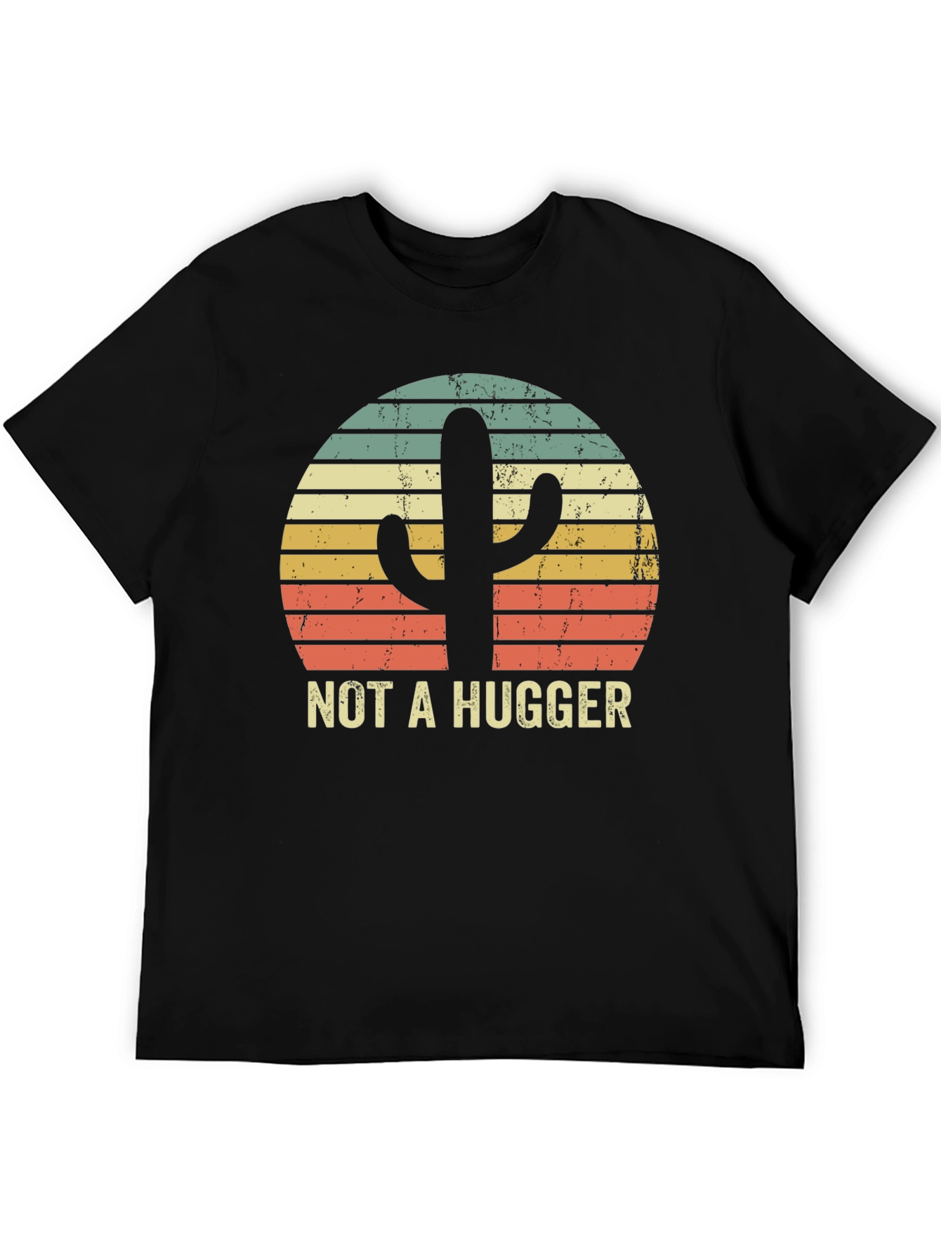 Not A Hugger Cactus Graphic Tee