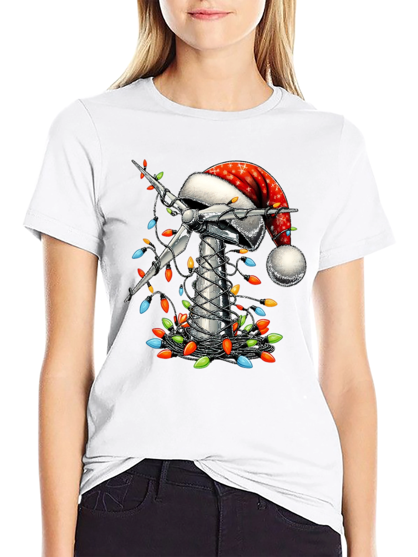 Christmas Wind Turbine T-Shirt