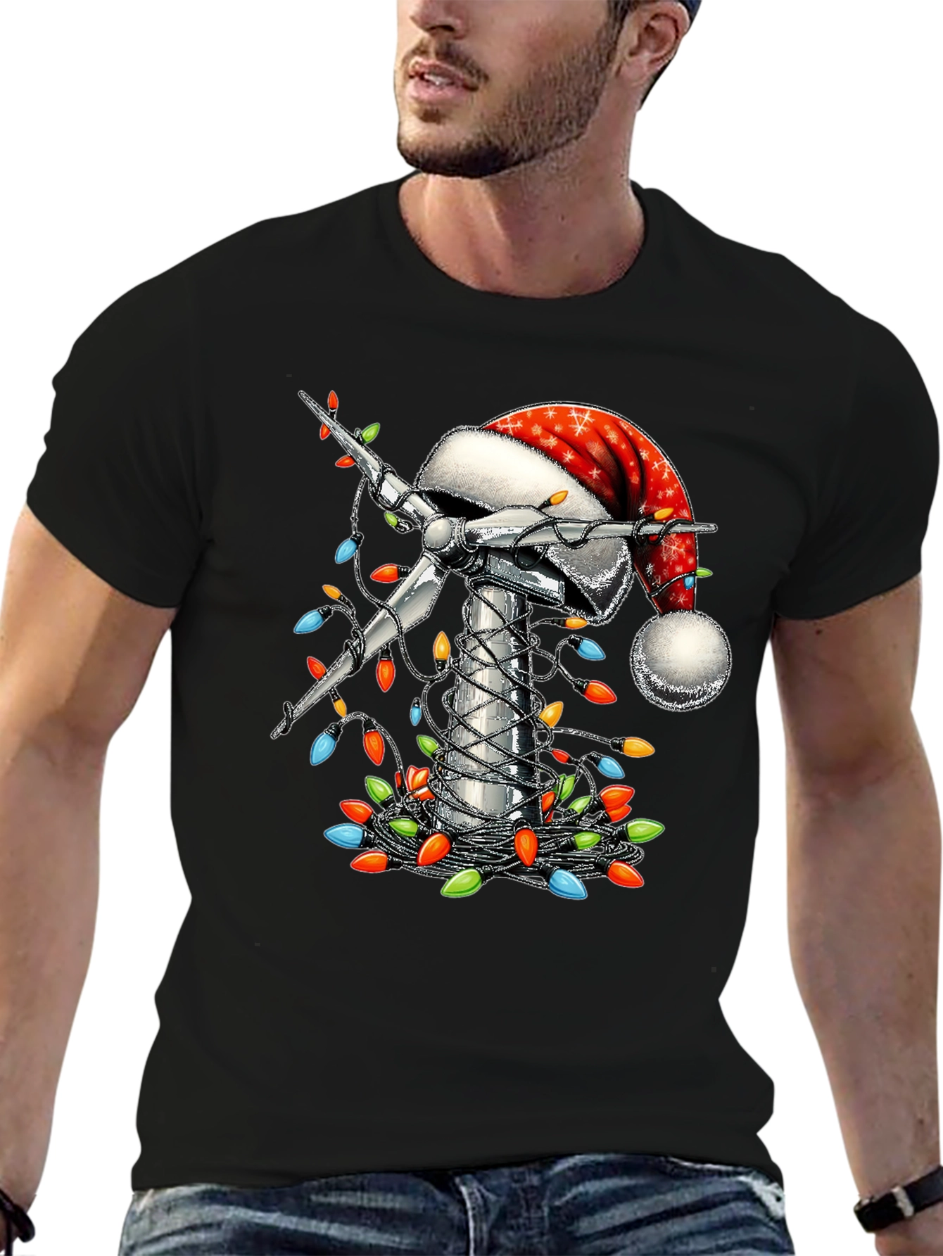 Christmas Wind Turbine T-Shirt
