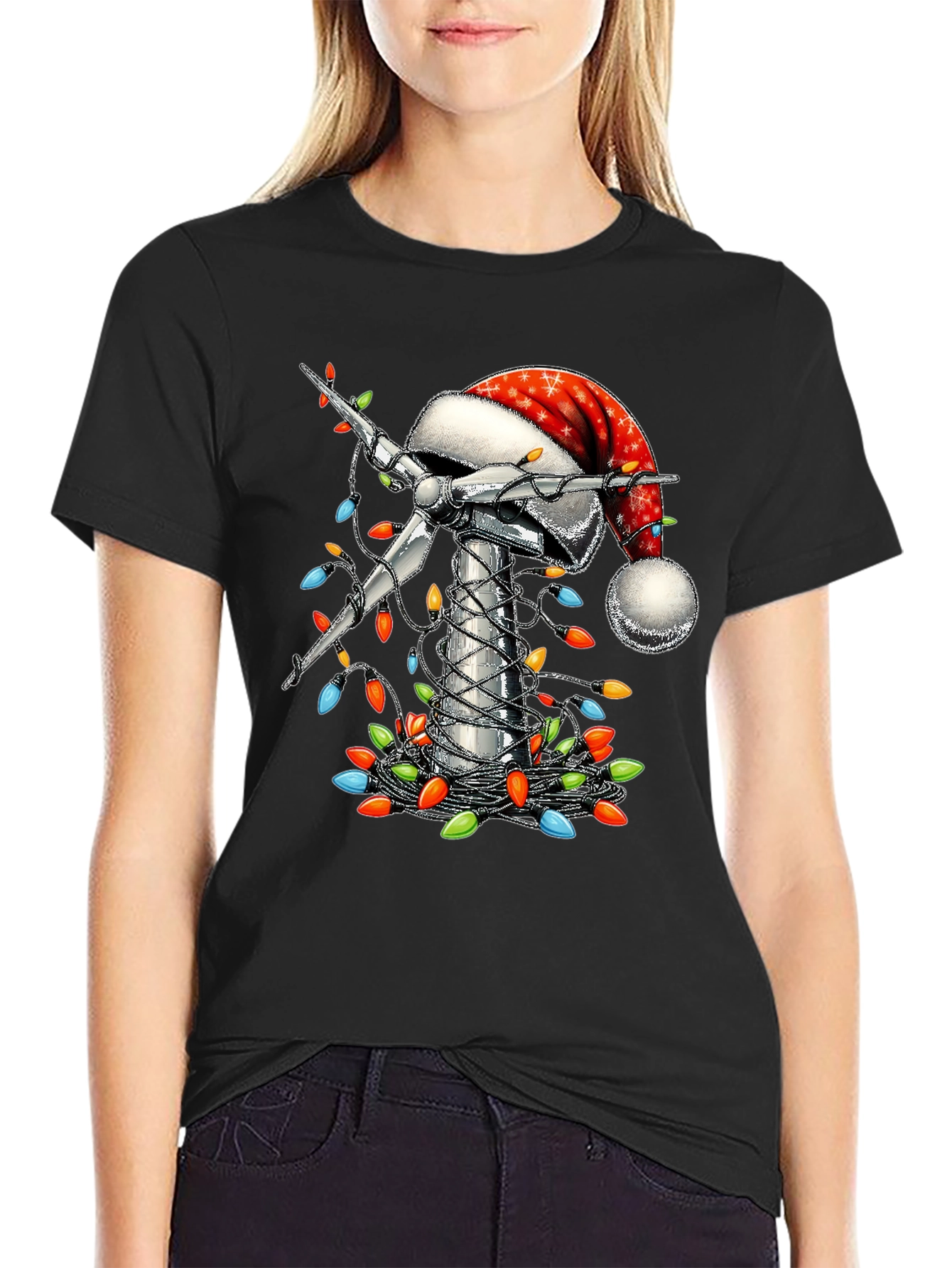 Christmas Wind Turbine T-Shirt