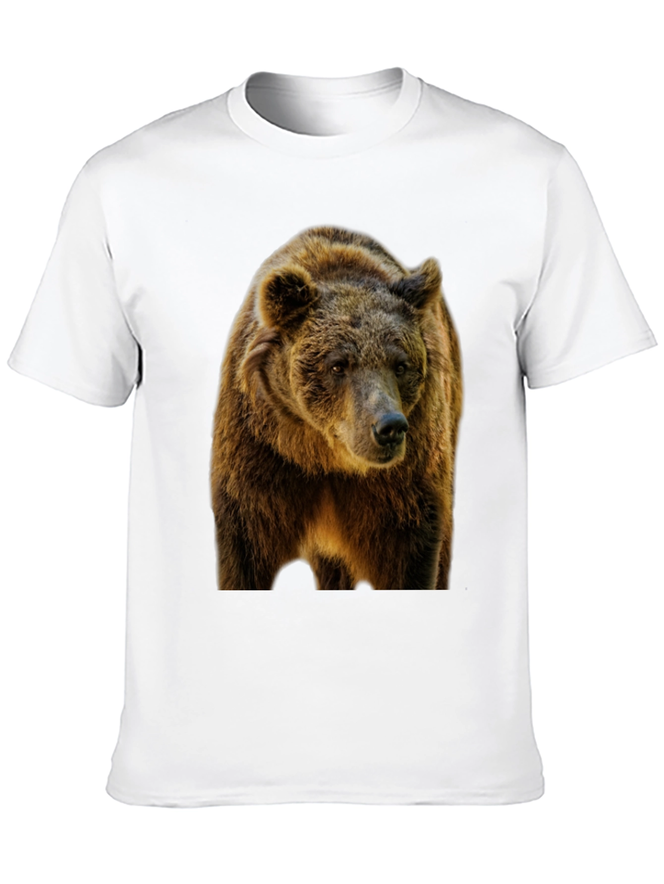 Grizzly Bear Graphic Black T-Shirt