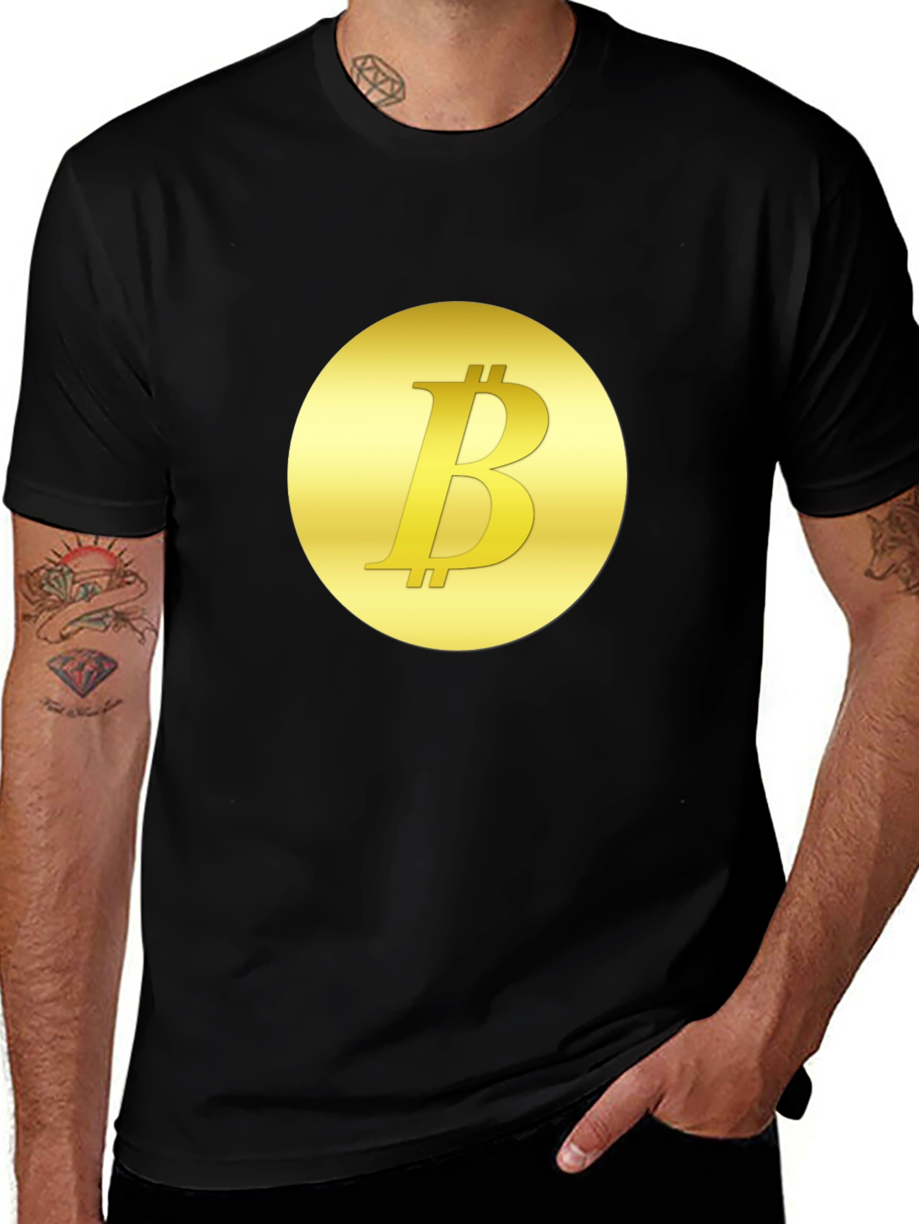 Bitcoin Logo T-Shirt - Crypto Currency Tee
