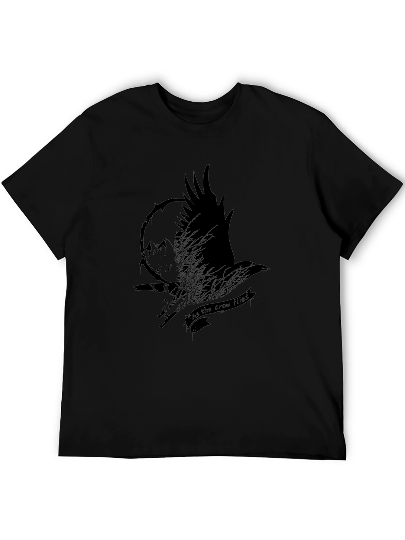 Raven Flies T-Shirt - Unique Graphic Tee