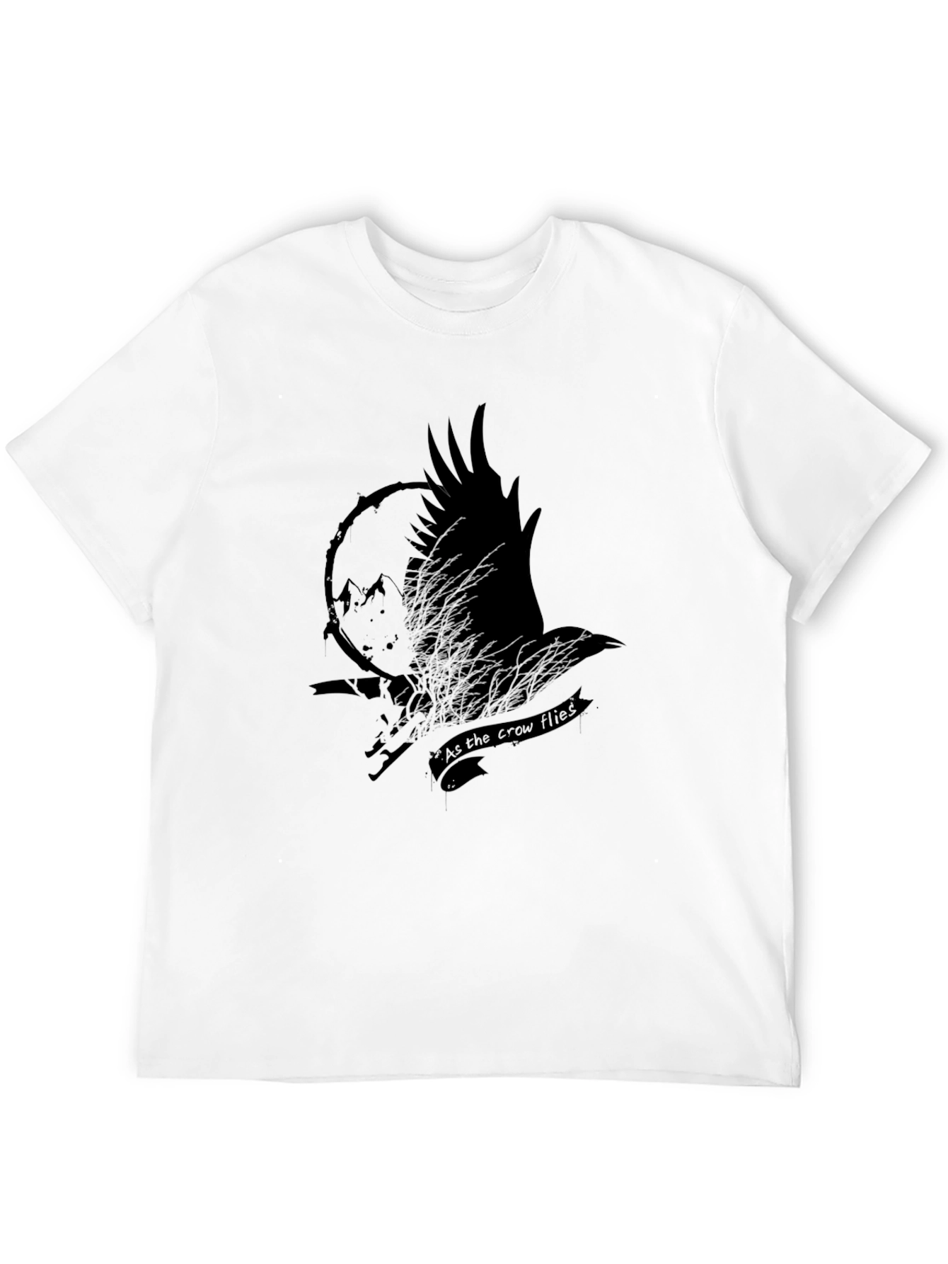 Raven Flies T-Shirt - Unique Graphic Tee