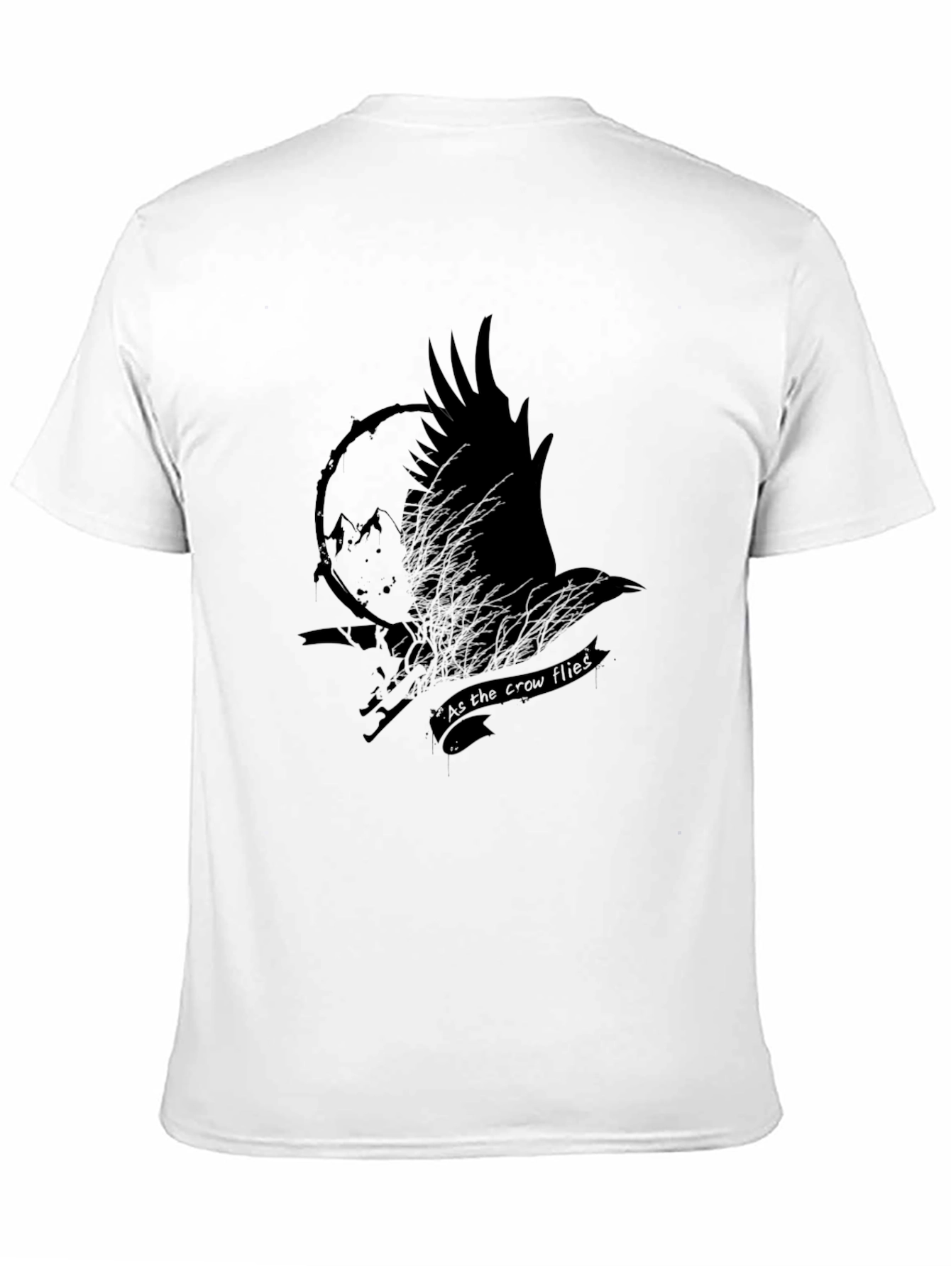 Raven Flies T-Shirt - Unique Graphic Tee