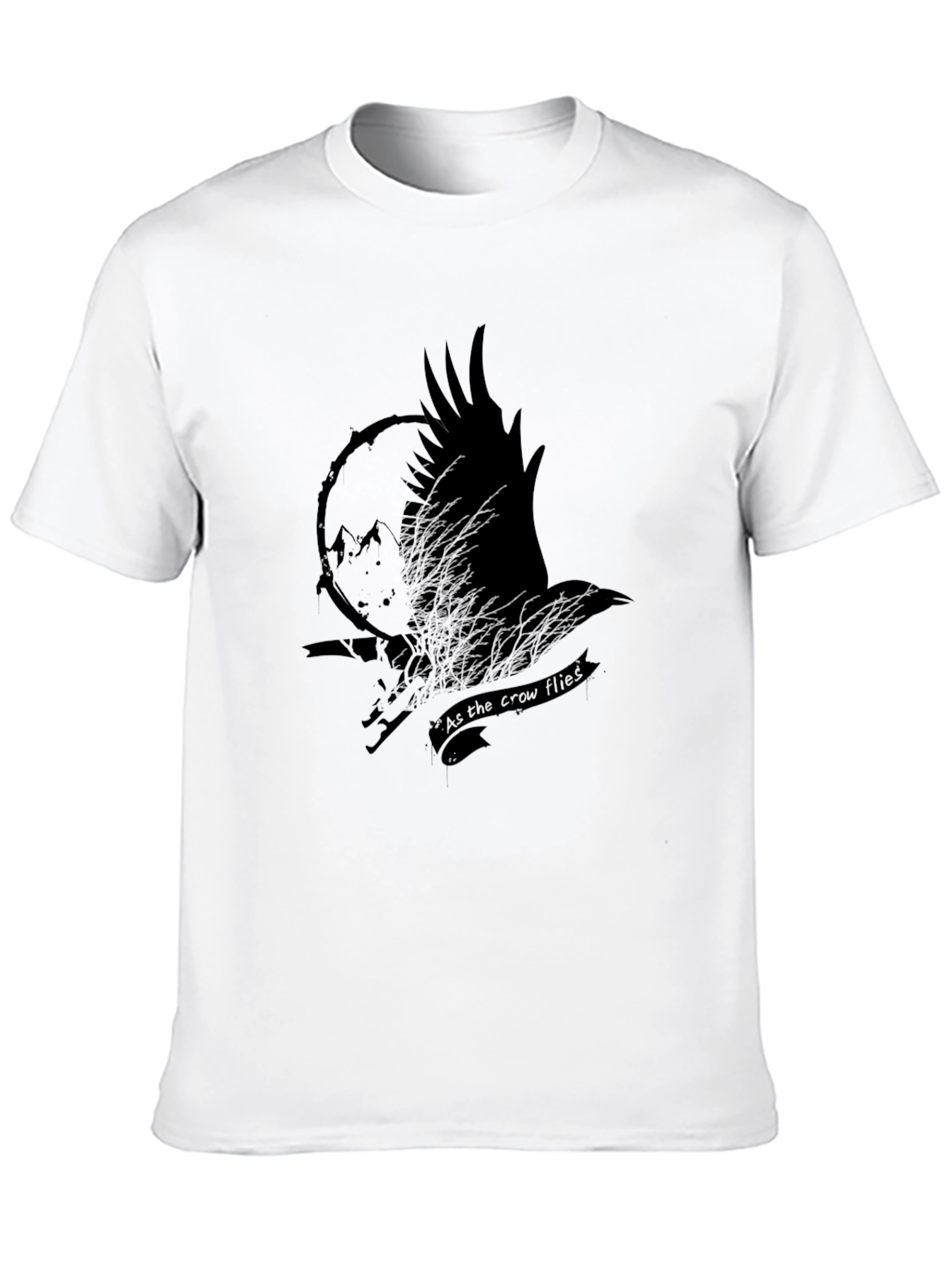 Raven Flies T-Shirt - Unique Graphic Tee