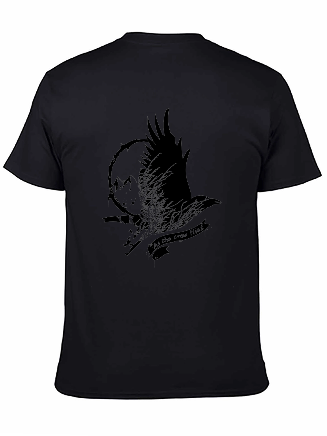 Raven Flies T-Shirt - Unique Graphic Tee