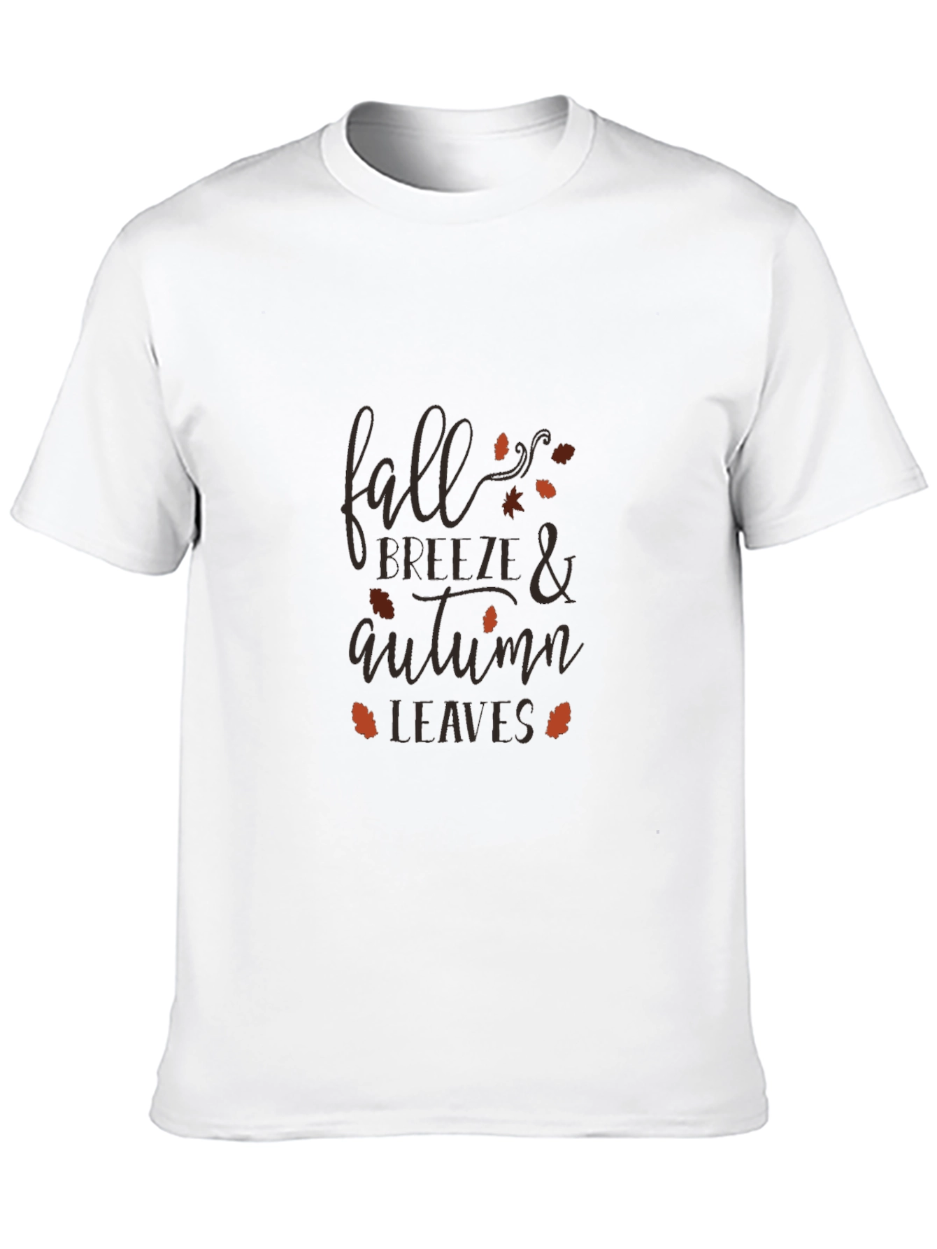 Fall Breeze & Autumn Leaves Graphic T-Shirt