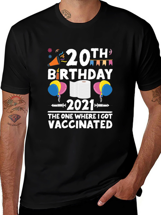 20th Birthday Vaccinated T-Shirt