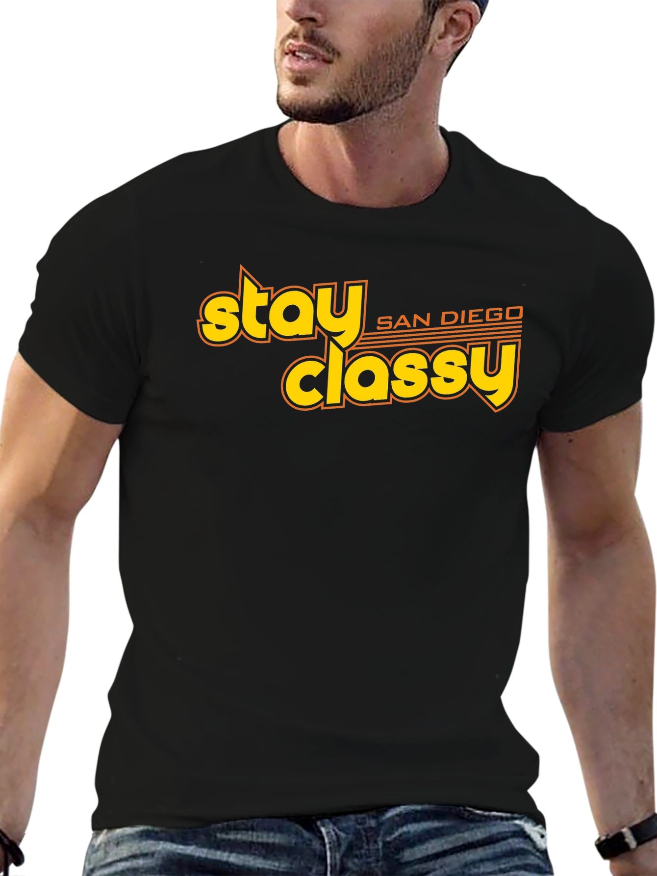 Stay Classy San Diego T-Shirt - Black