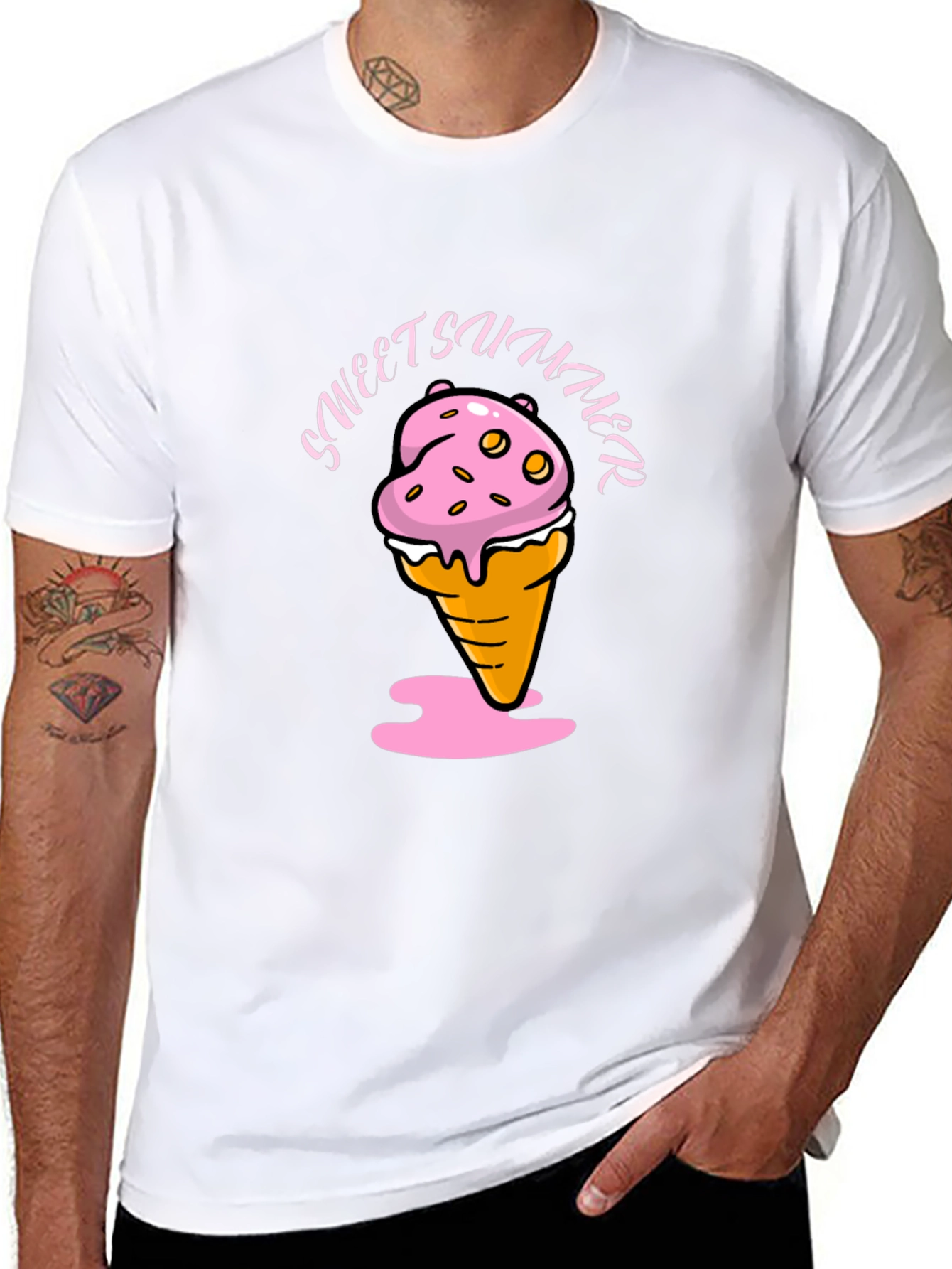 Sweet Summer Ice Cream Graphic Tee