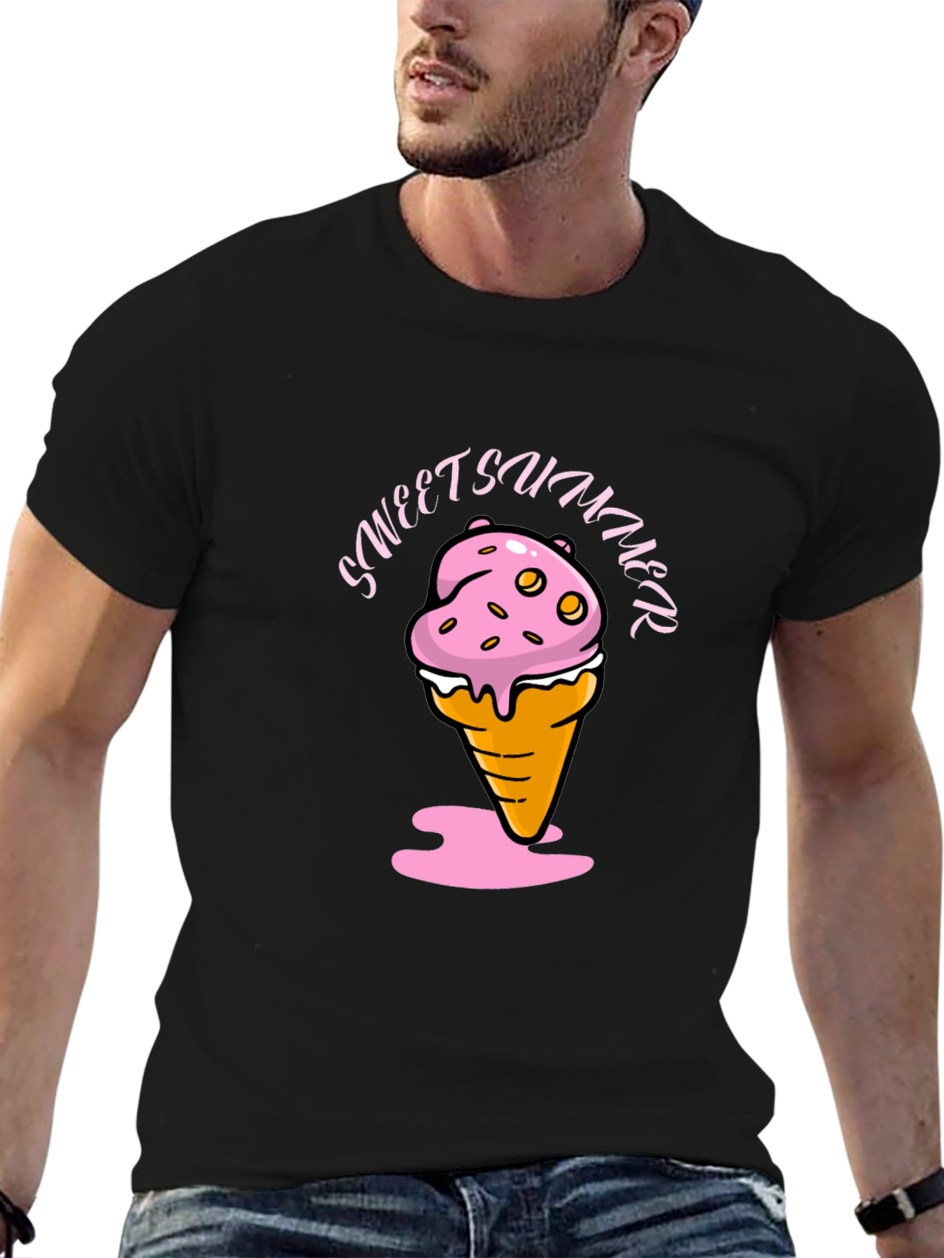 Sweet Summer Ice Cream Graphic Tee