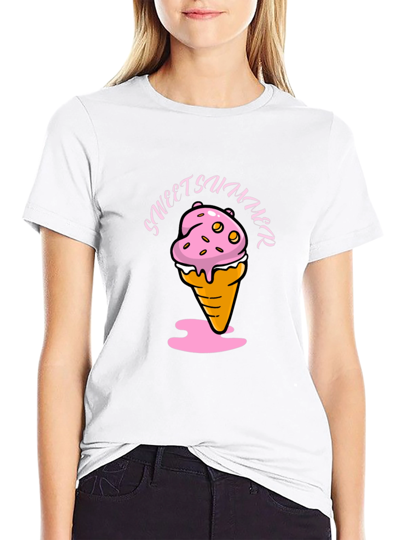 Sweet Summer Ice Cream Graphic Tee
