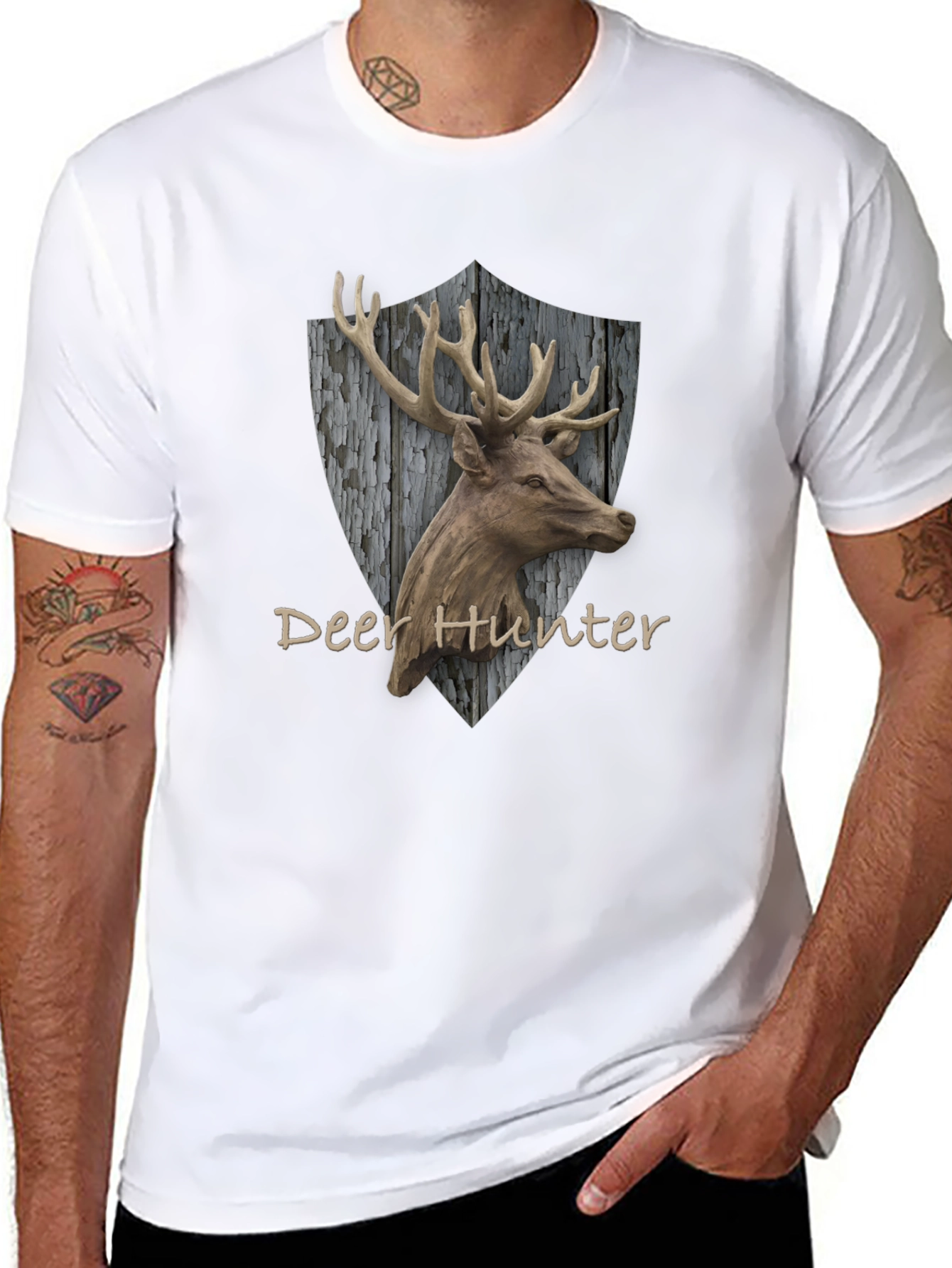 Deer Hunter Graphic Tee - Stylish & Comfortable