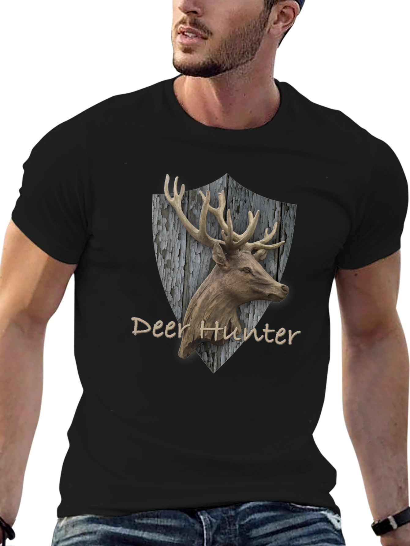 Deer Hunter Graphic Tee - Stylish & Comfortable