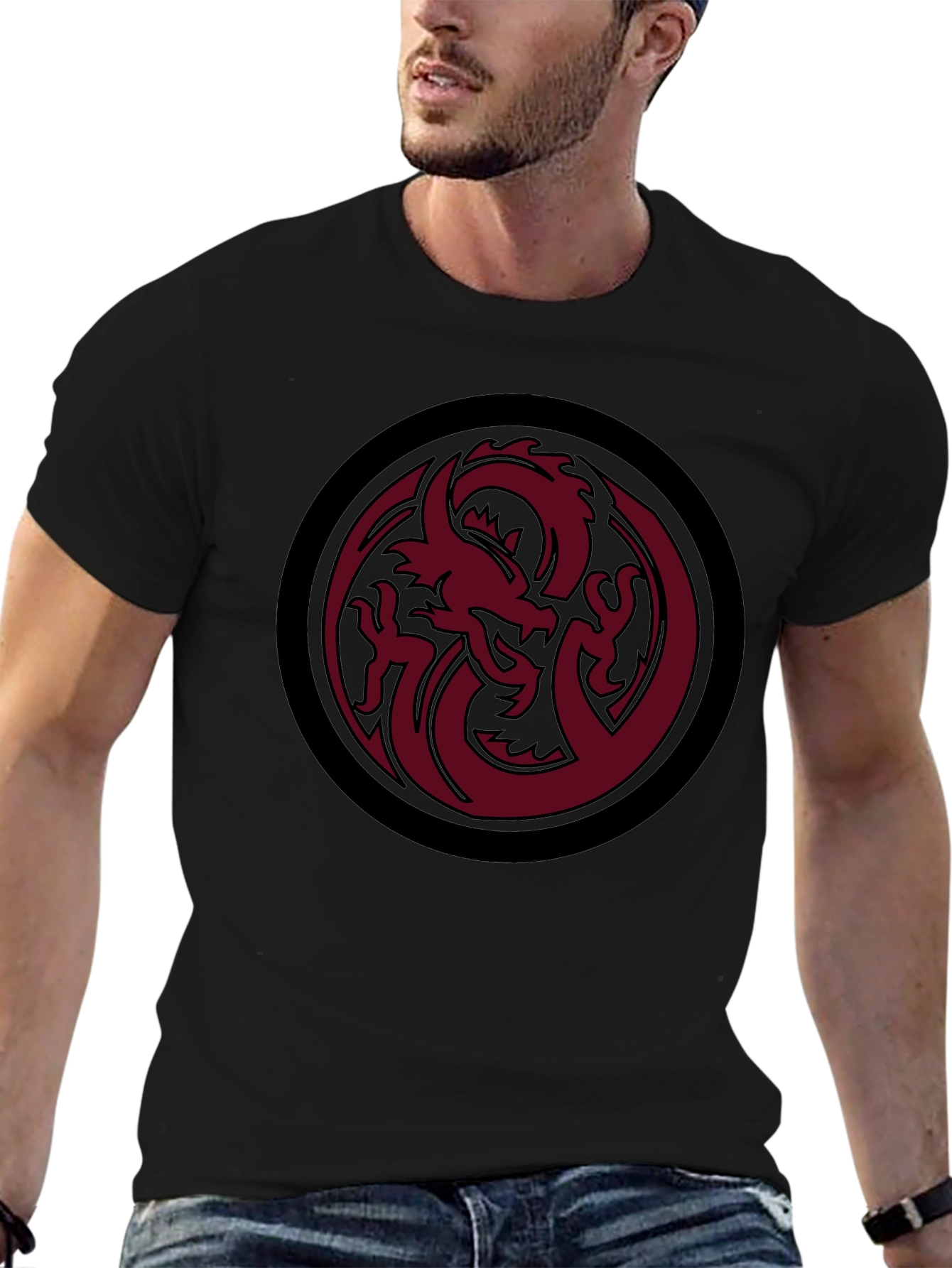 Dragon Circle Graphic Tee