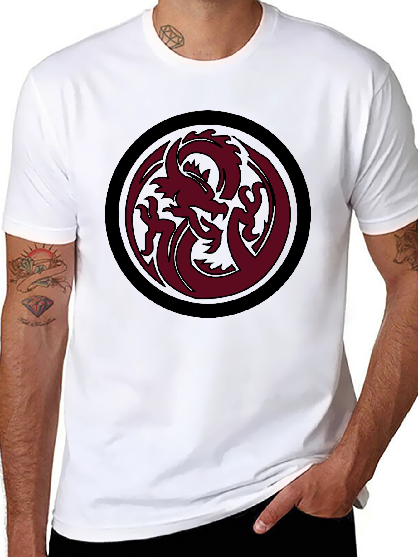 Dragon Circle Graphic Tee