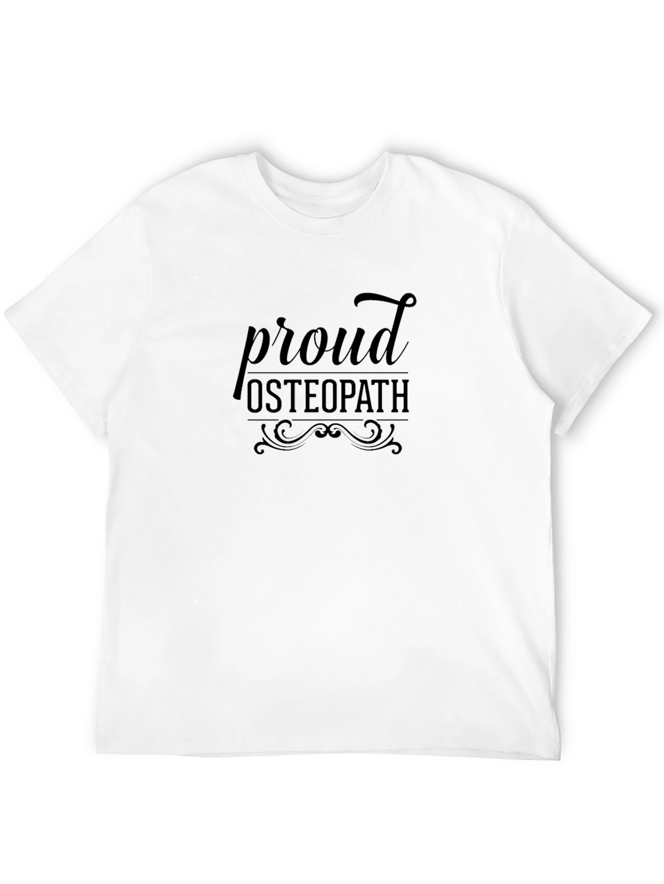 Proud Osteopath T-Shirt - Black Graphic Tee