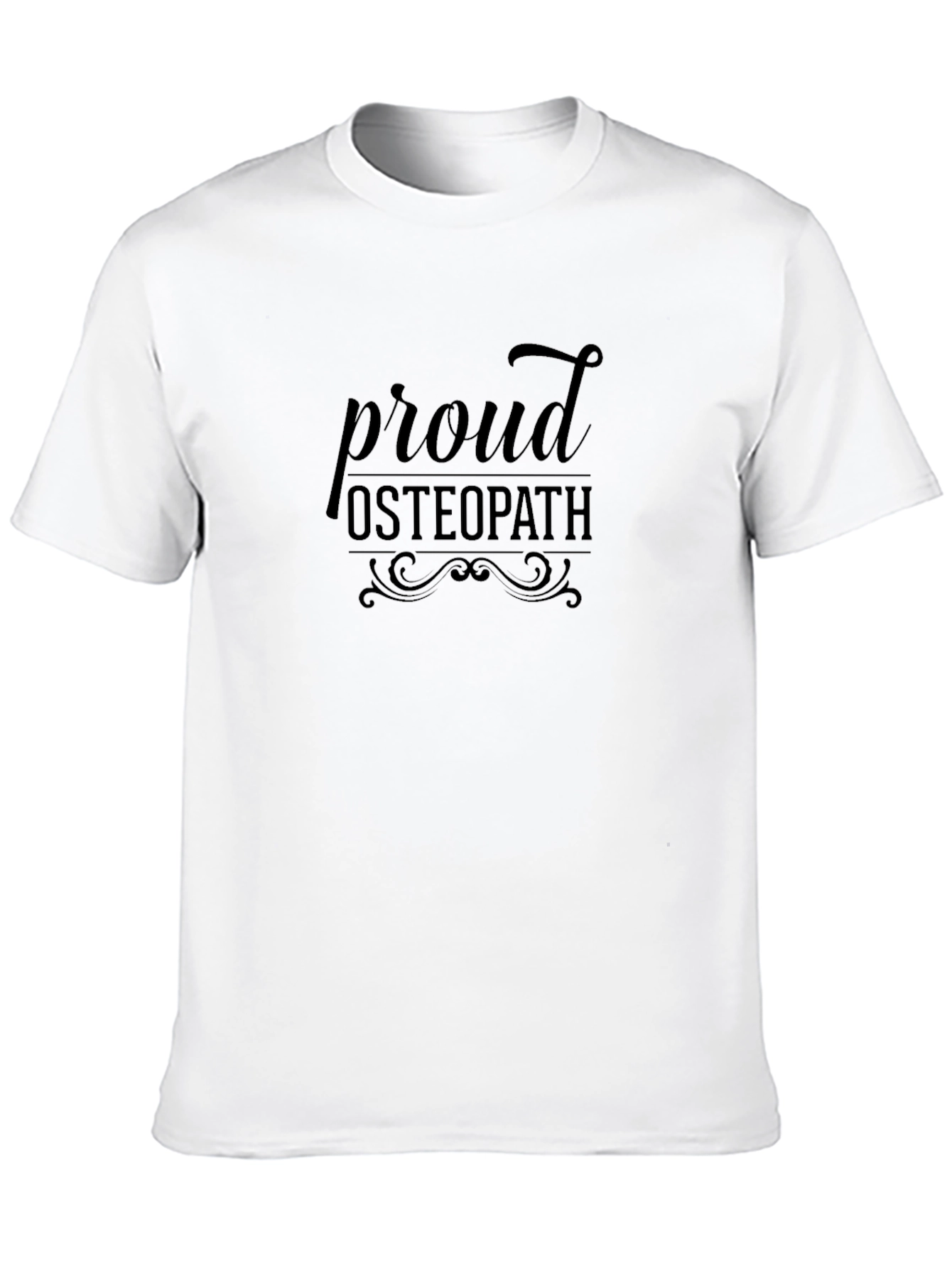 Proud Osteopath T-Shirt - Black Graphic Tee