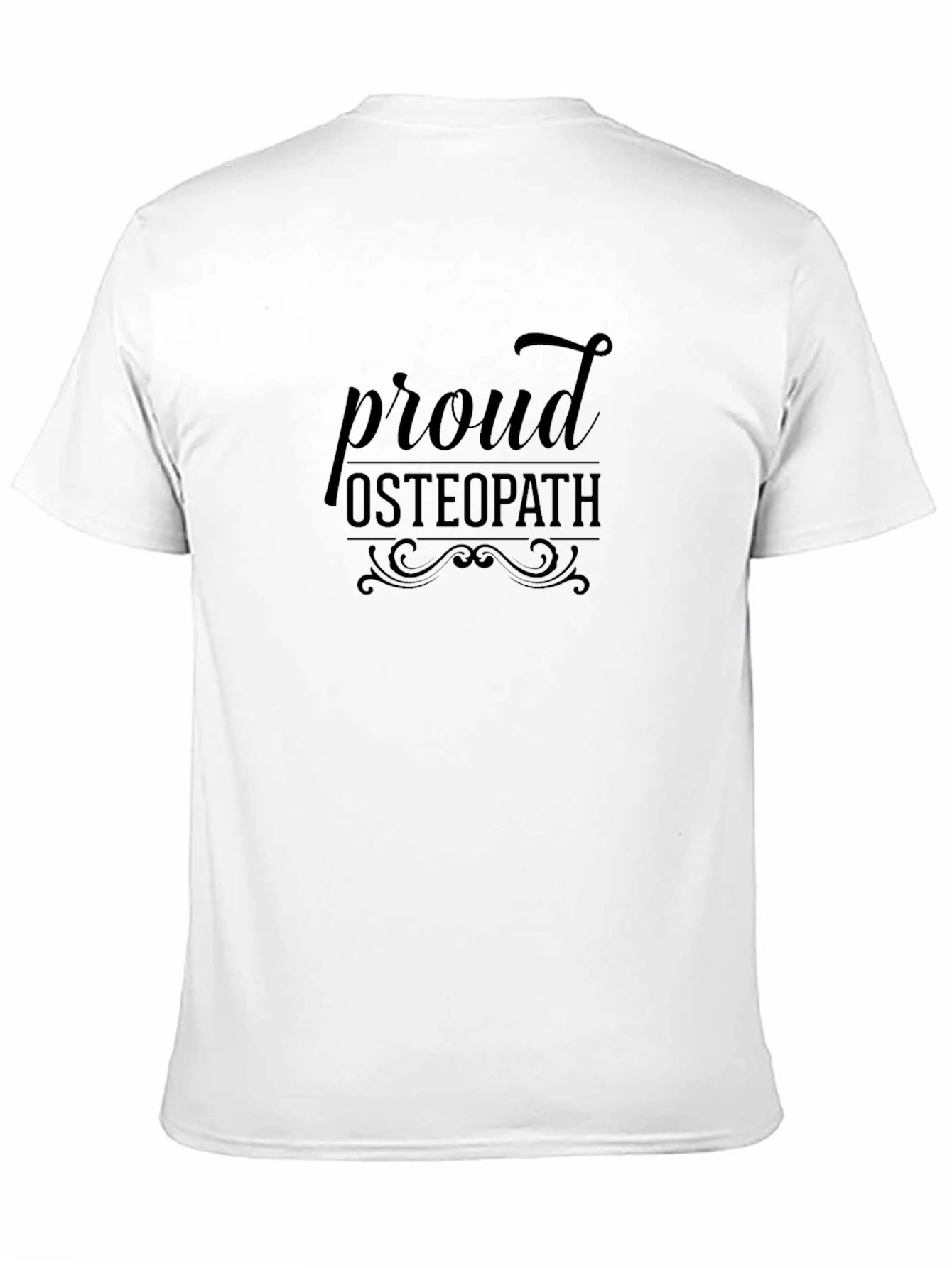 Proud Osteopath T-Shirt - Black Graphic Tee