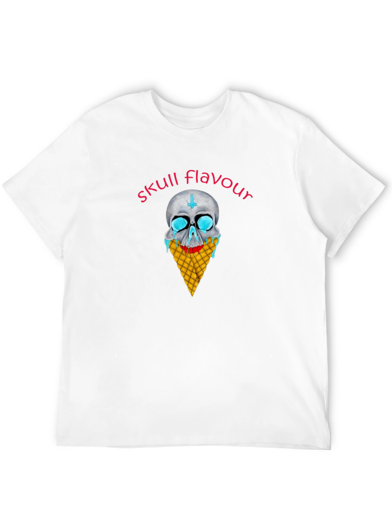 Skull Flavour Graphic Tee - Black