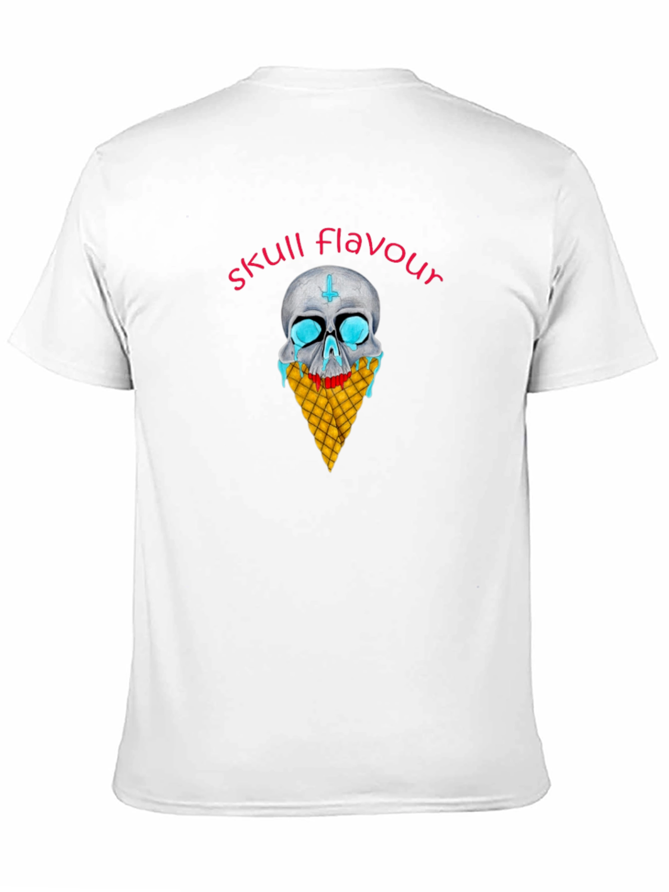 Skull Flavour Graphic Tee - Black