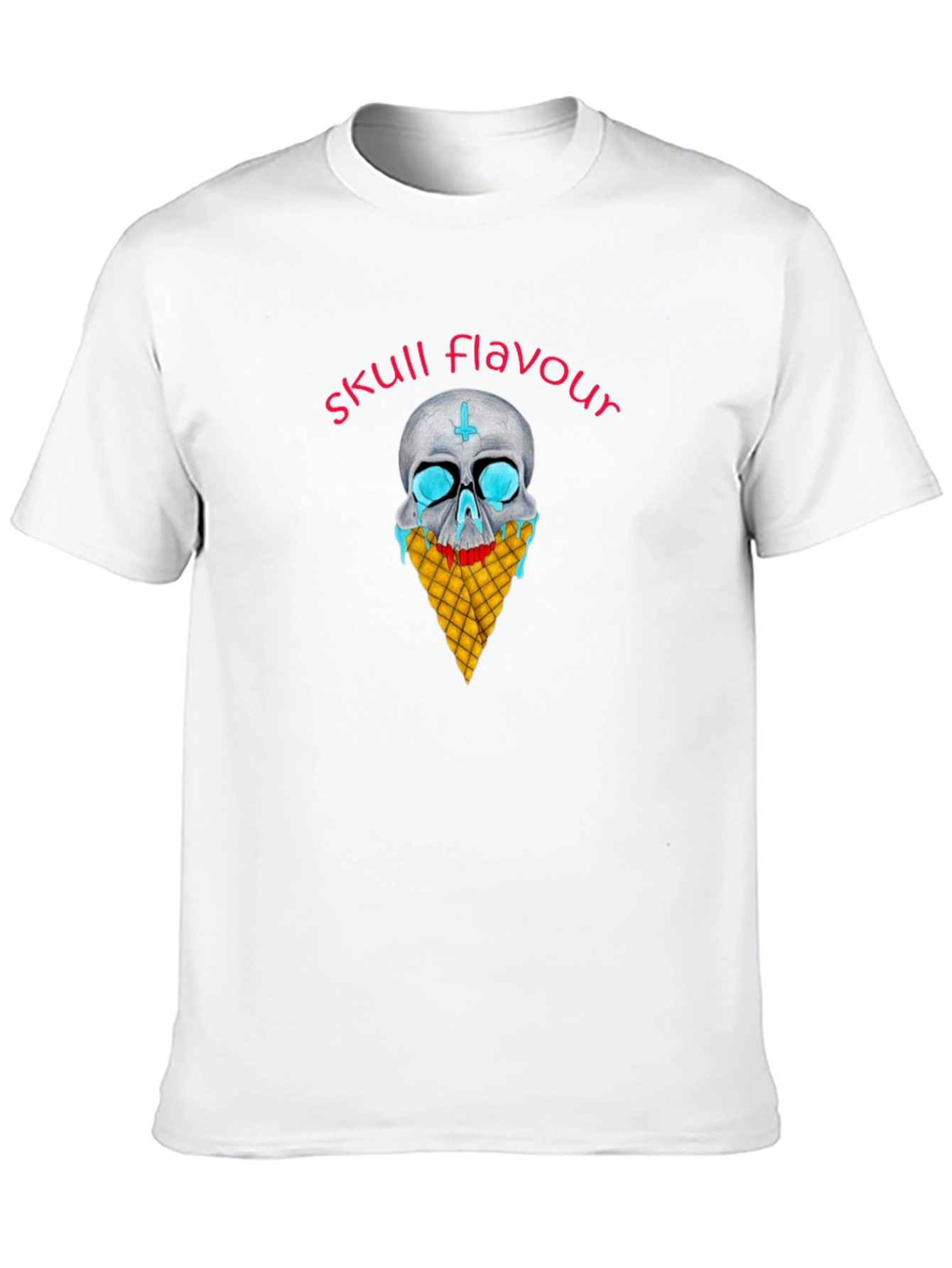 Skull Flavour Graphic Tee - Black