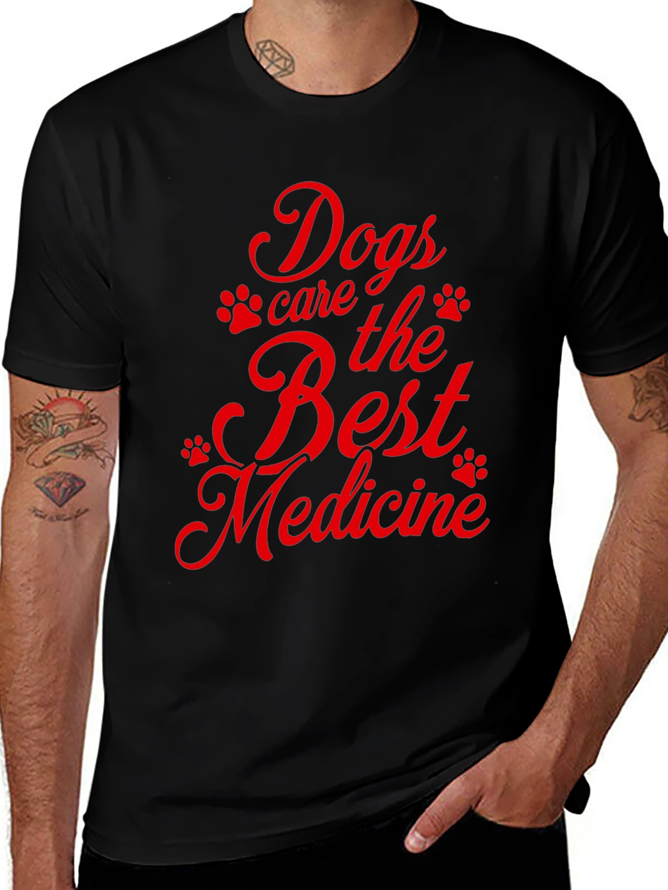 Dogs are the Best Medicine Graphic Tee