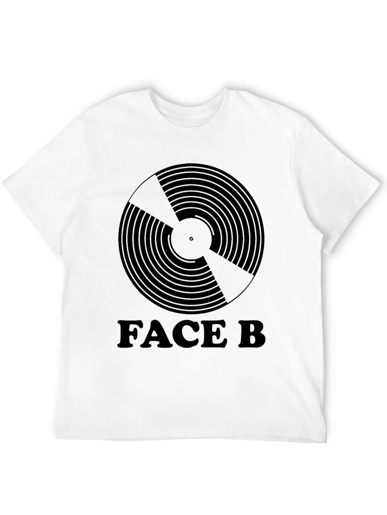 Face B Record Graphic T-Shirt