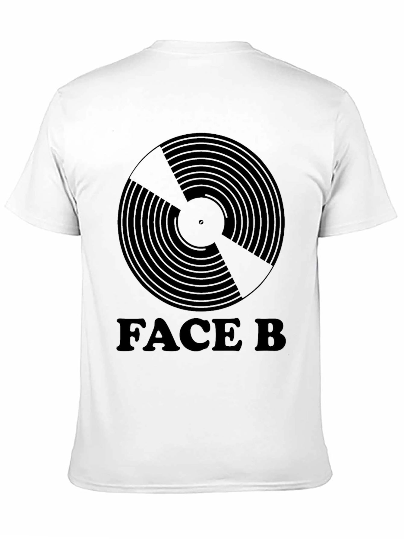 Face B Record Graphic T-Shirt
