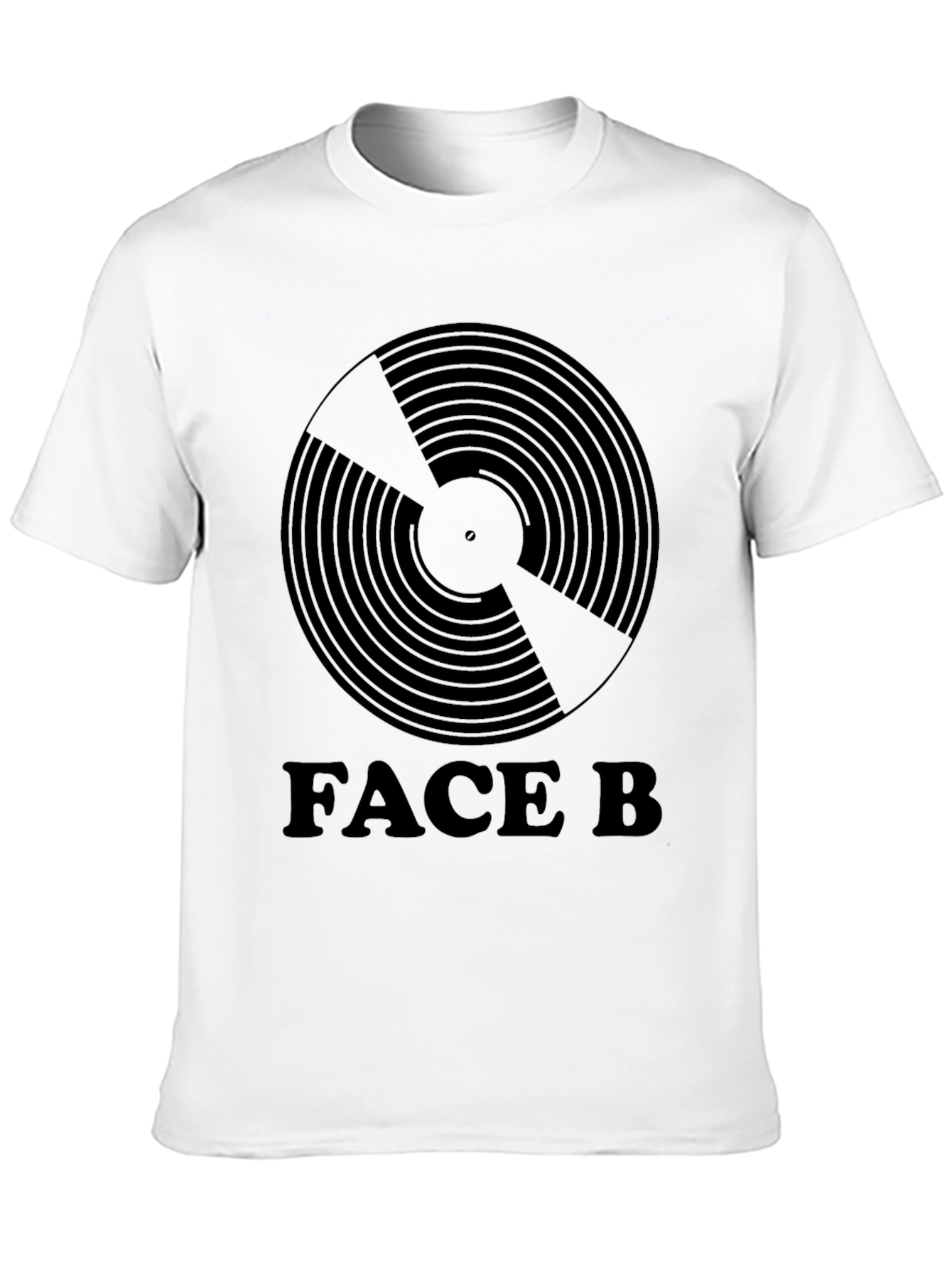 Face B Record Graphic T-Shirt
